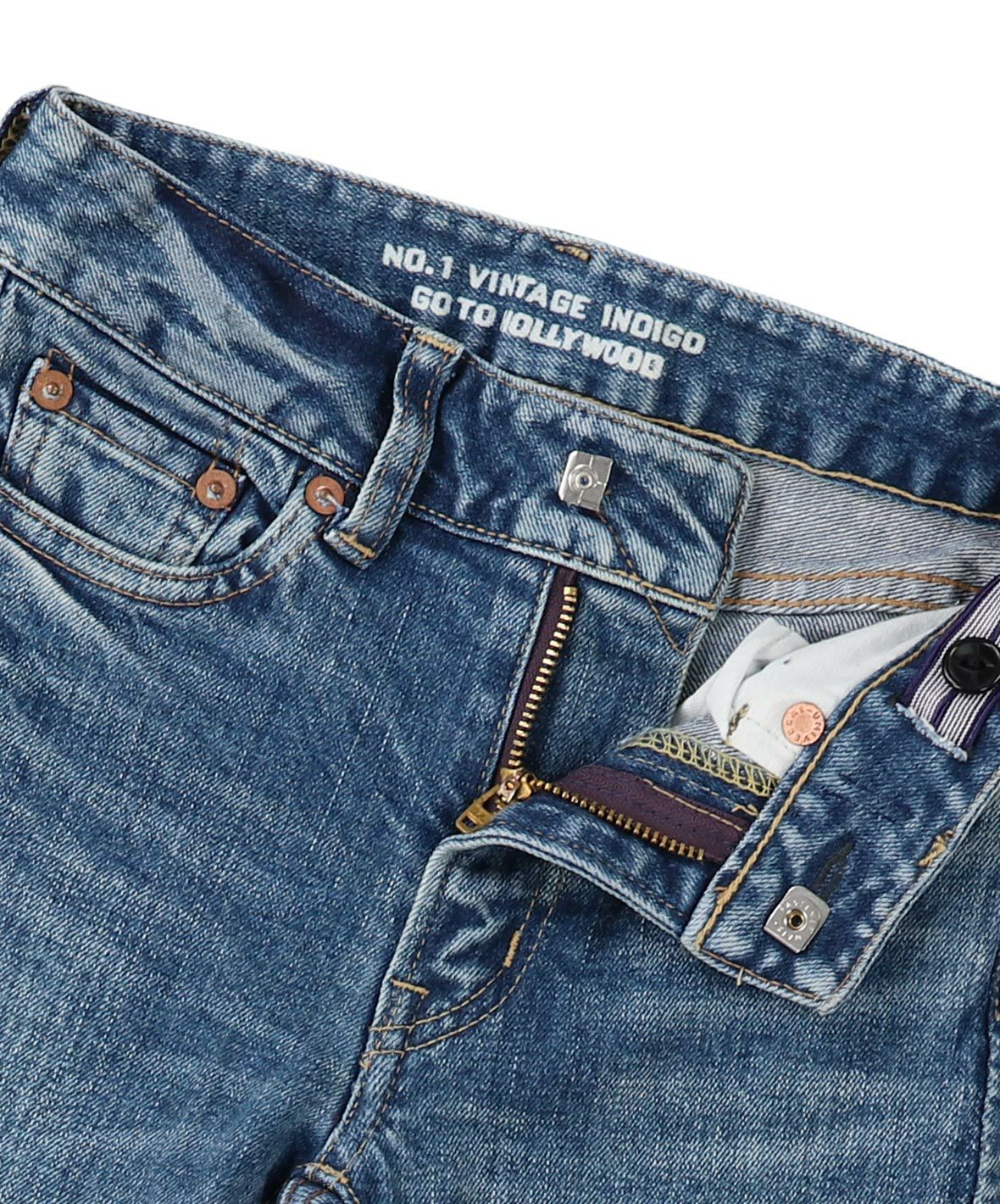 Stretchy Denim 5 Pocket Pants
