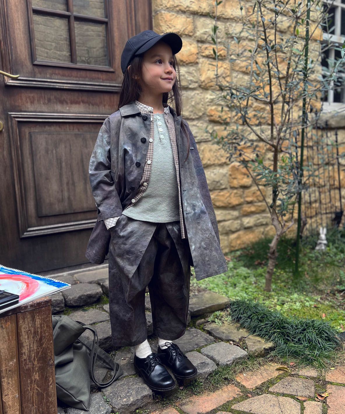 Cotton Weathercloth Tyuusen A-line Coat