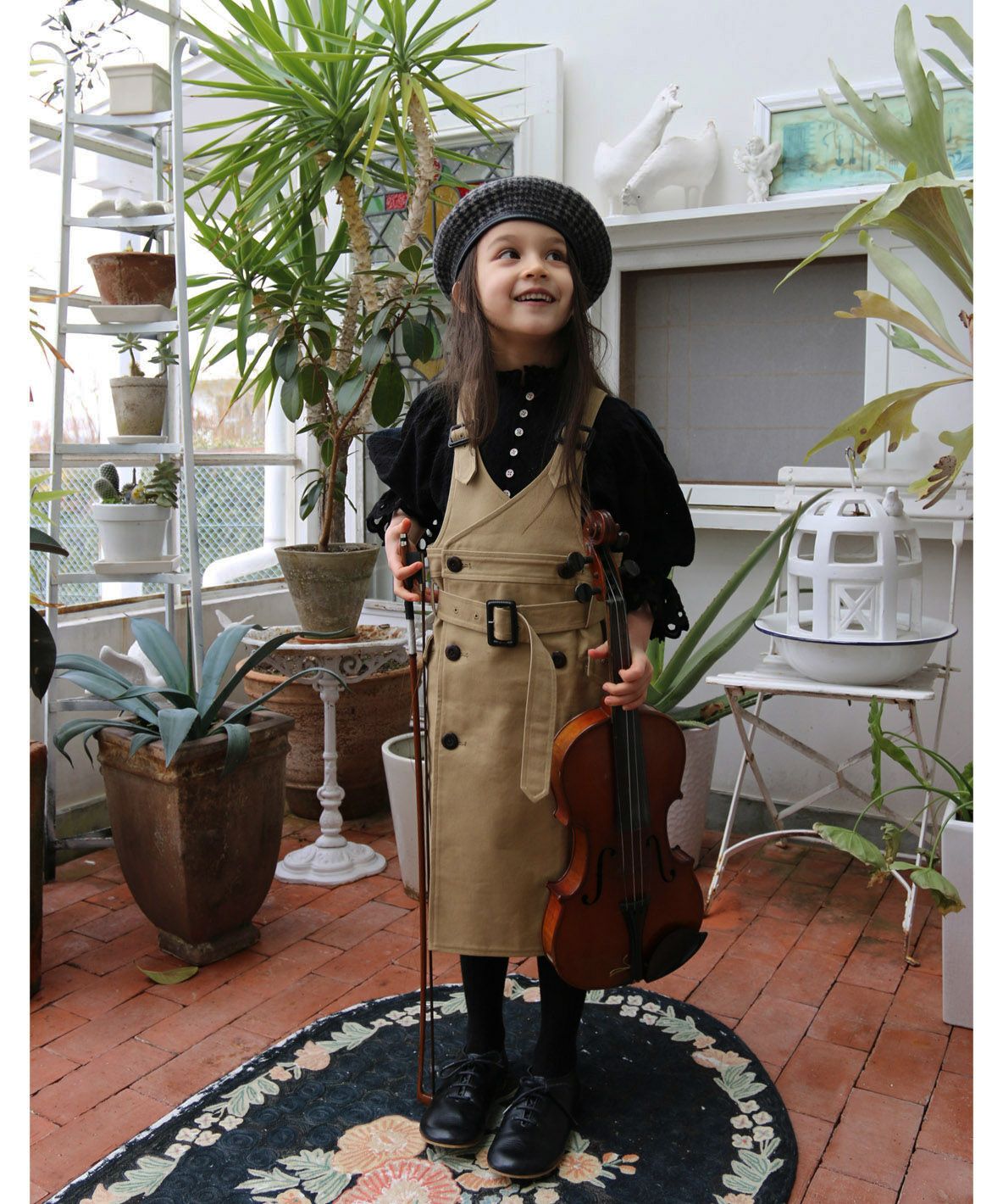 French Worker Serge Jumper Skirt