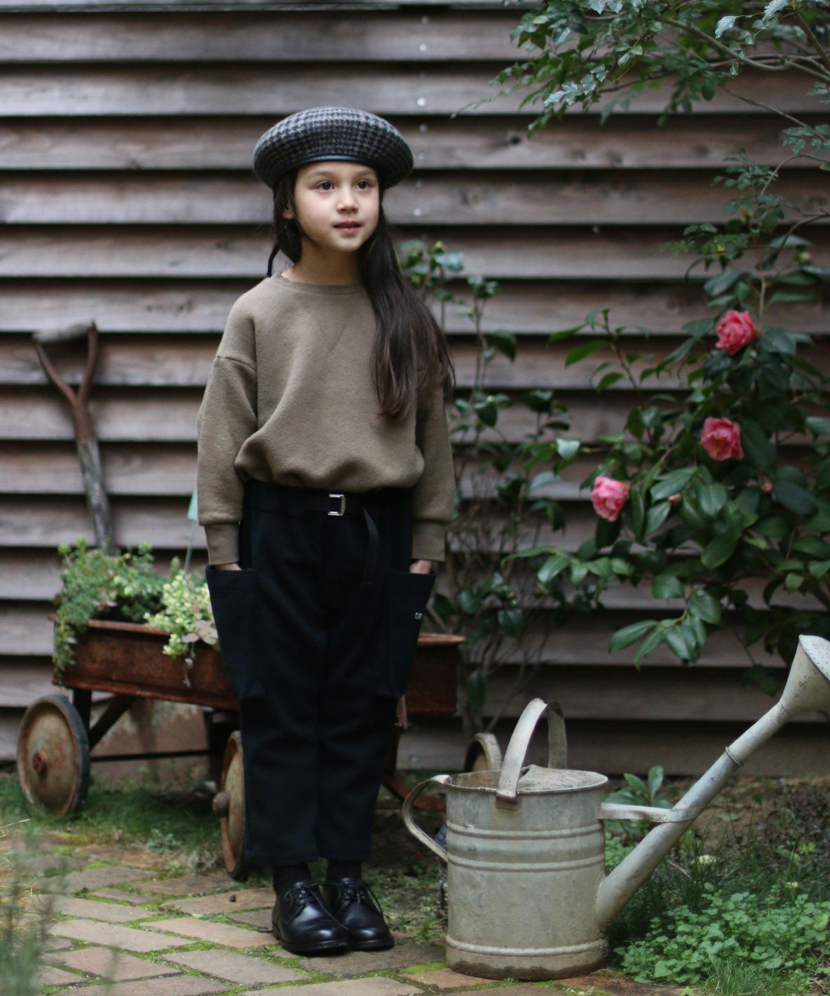 Low Gauge Fleece Frilled Sweatshirt