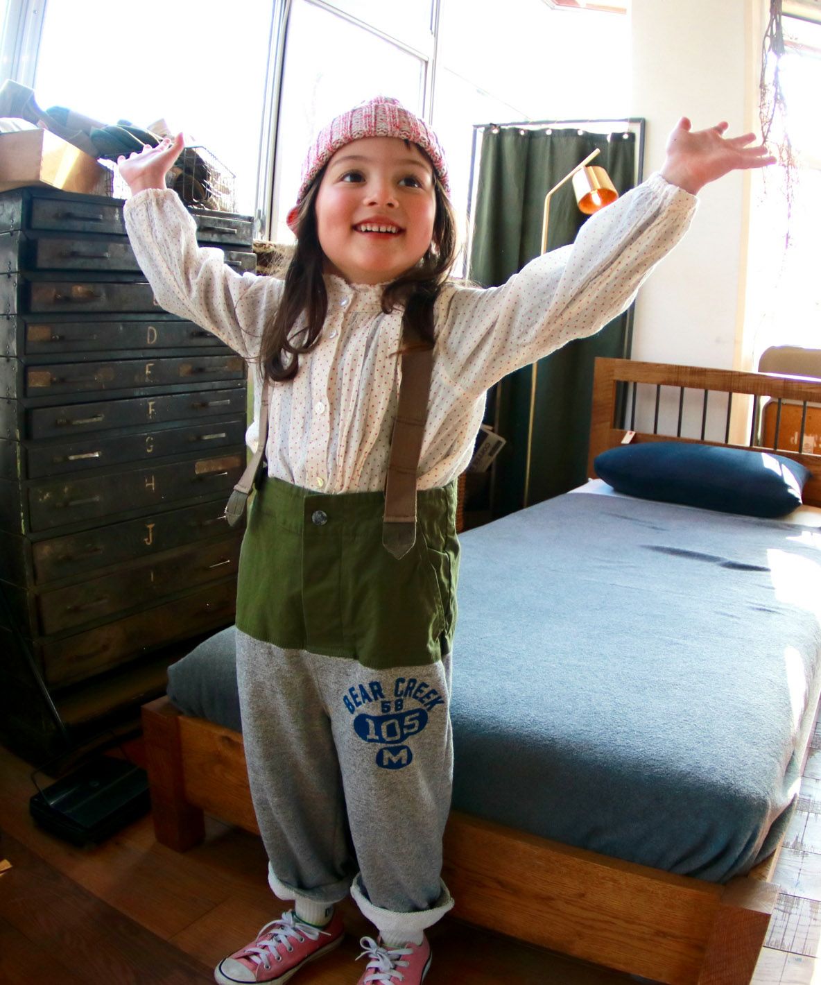 Vintage Suspenders Pants