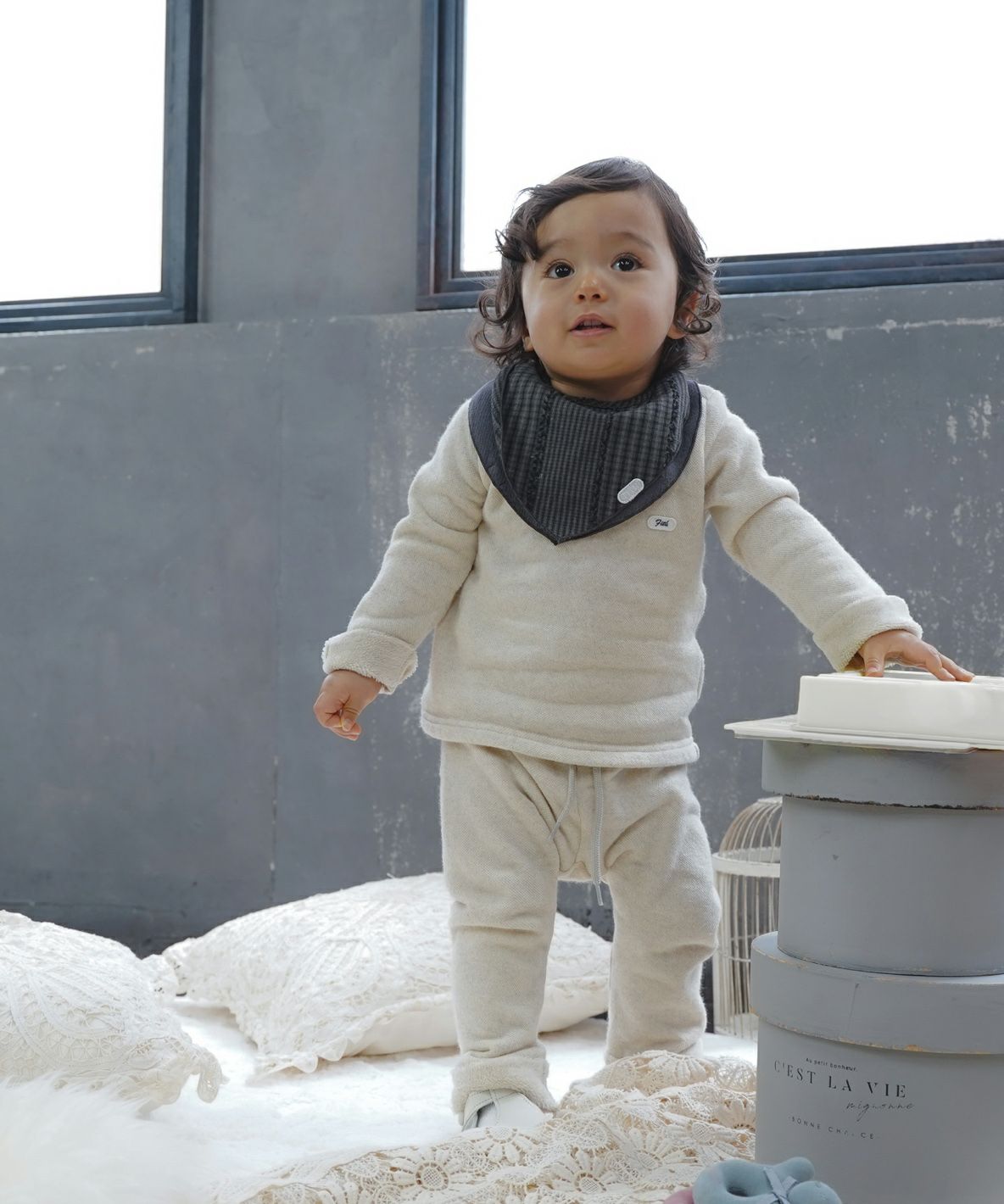 Baby Long-cut Pile T-shirt