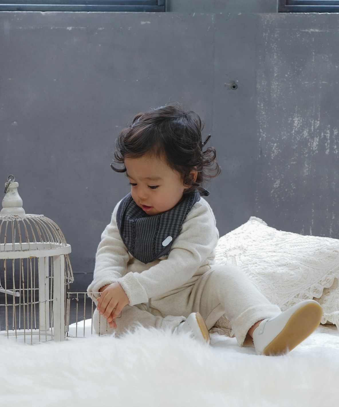 Baby Long-cut Pile T-shirt