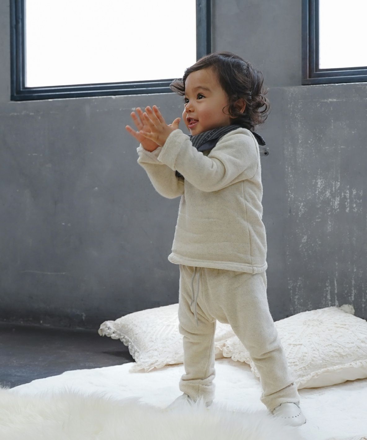 Baby Long-cut Pile T-shirt