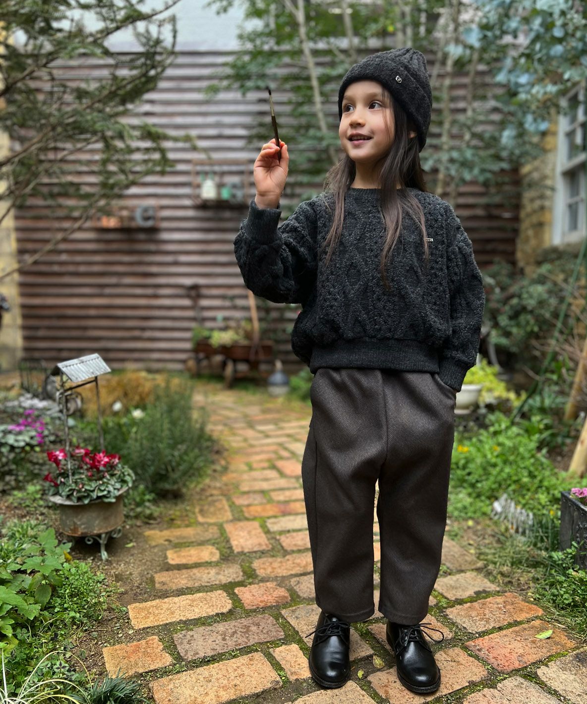 Lampswool Cable Pile Sweatshirt