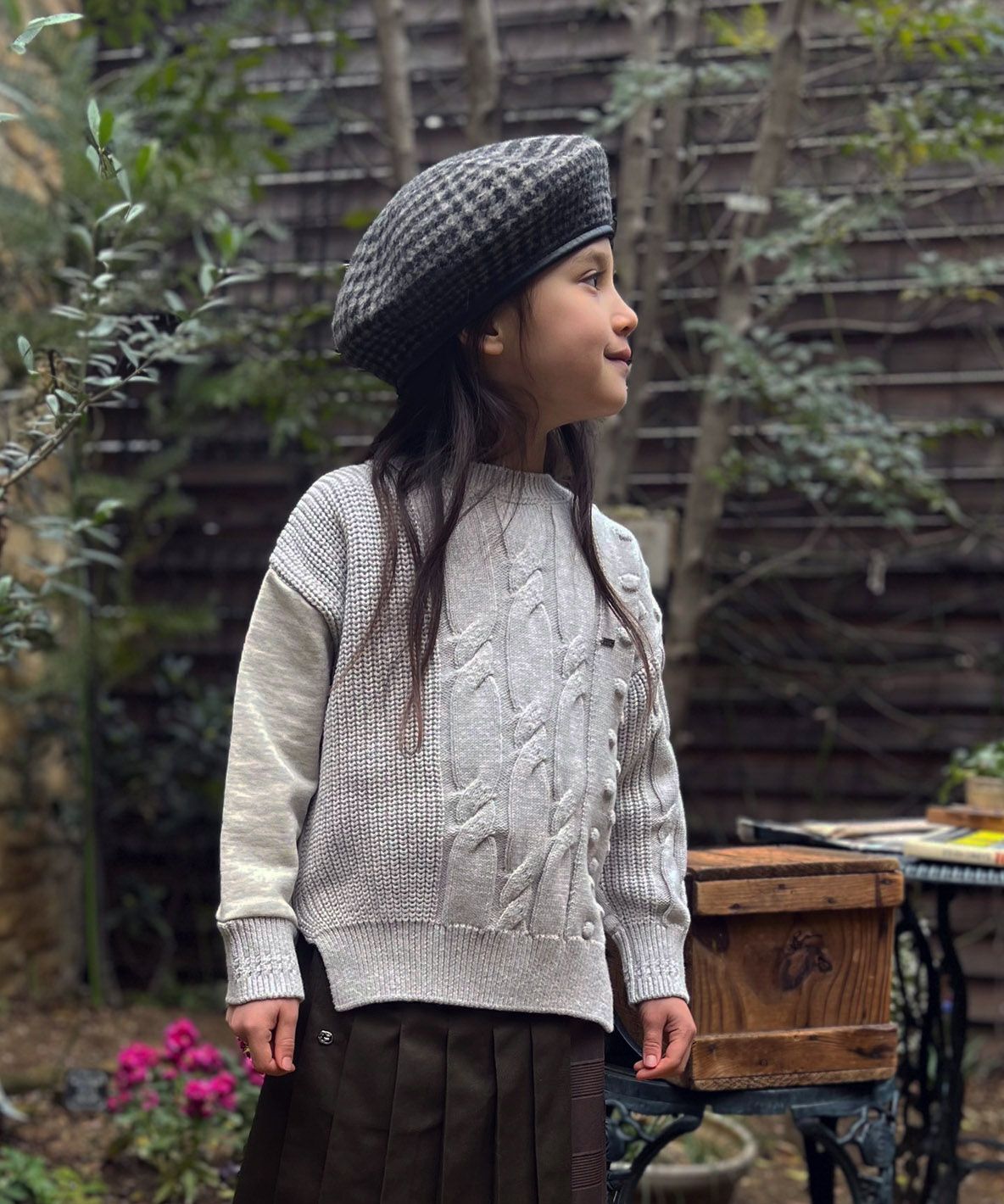 Pile and Knit Sweatshirt