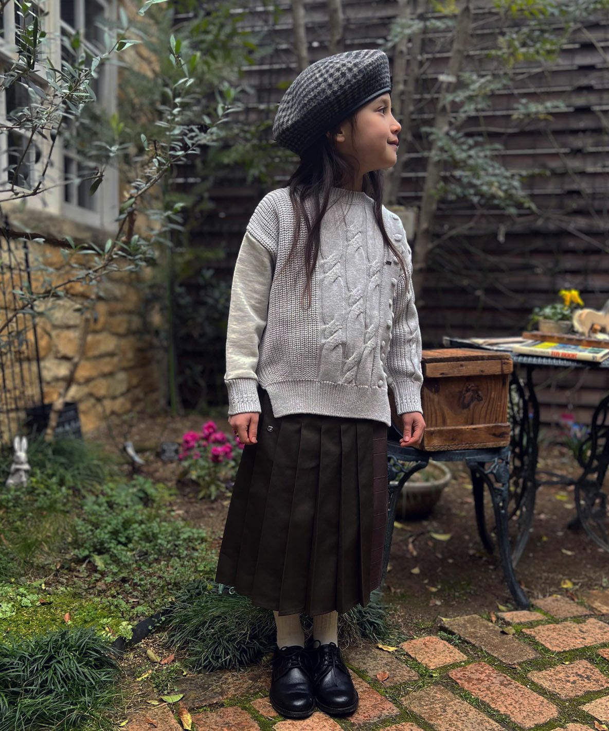 Pile and Knit Sweatshirt