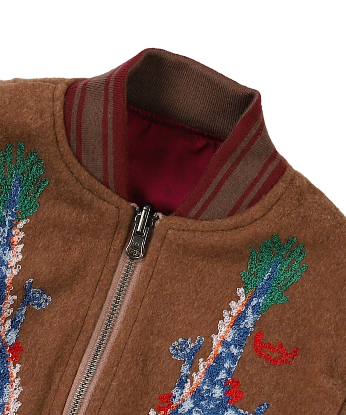 Embroidered Reversible Jacket