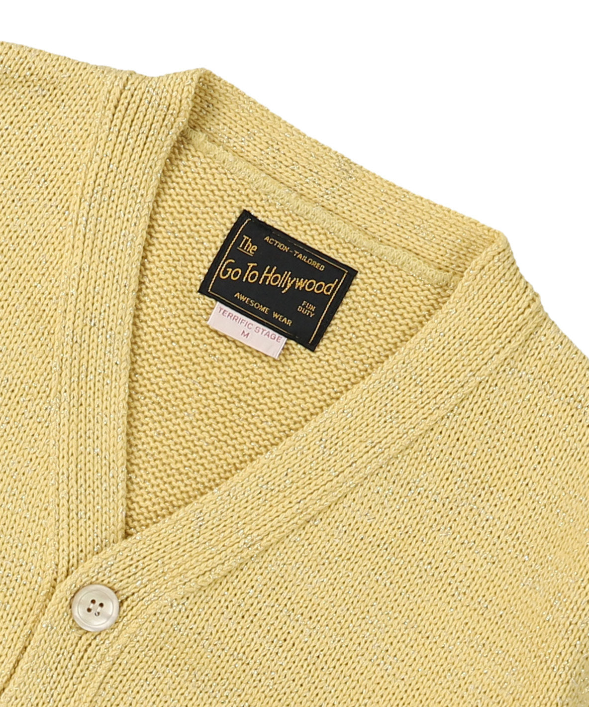Glitter Lettered Cardigan