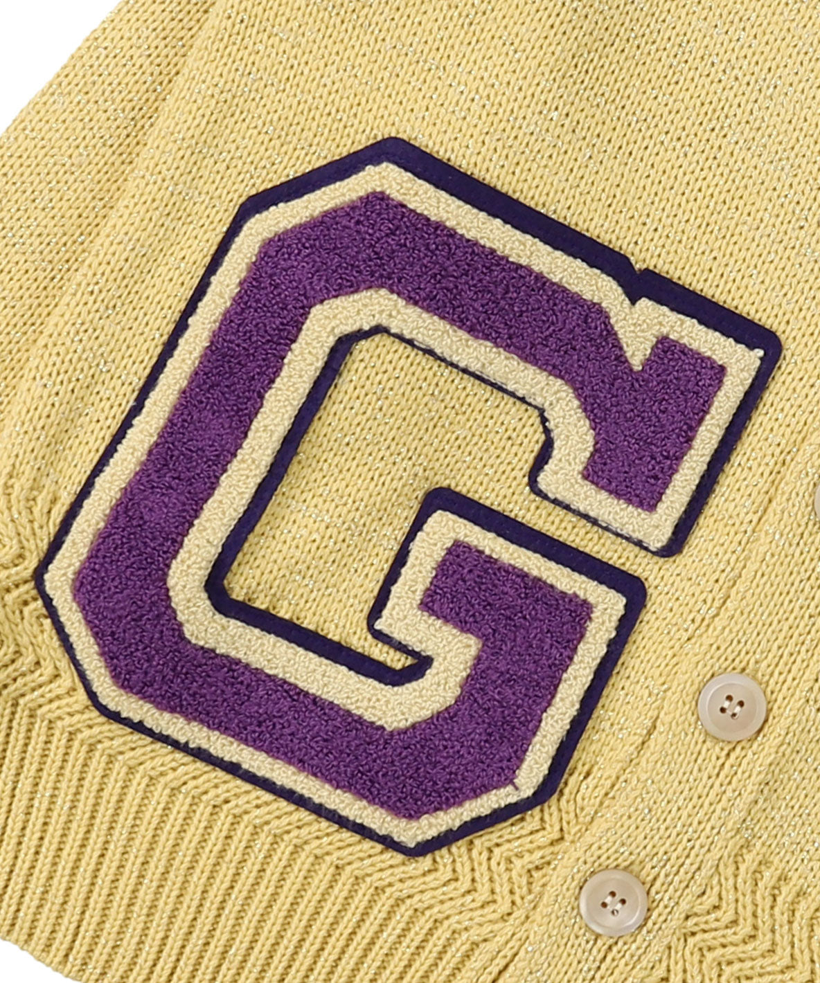 Glitter Lettered Cardigan