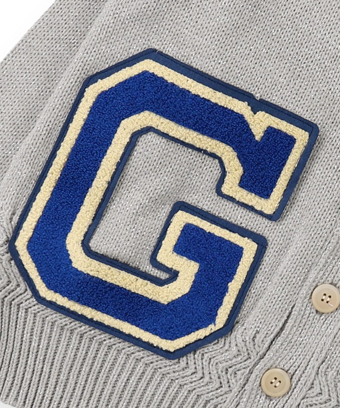 Glitter Lettered Cardigan