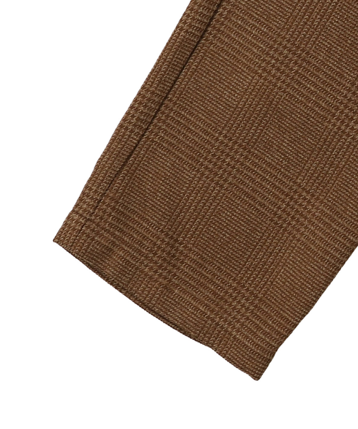 Tweed Glencheck Suspenders Pants
