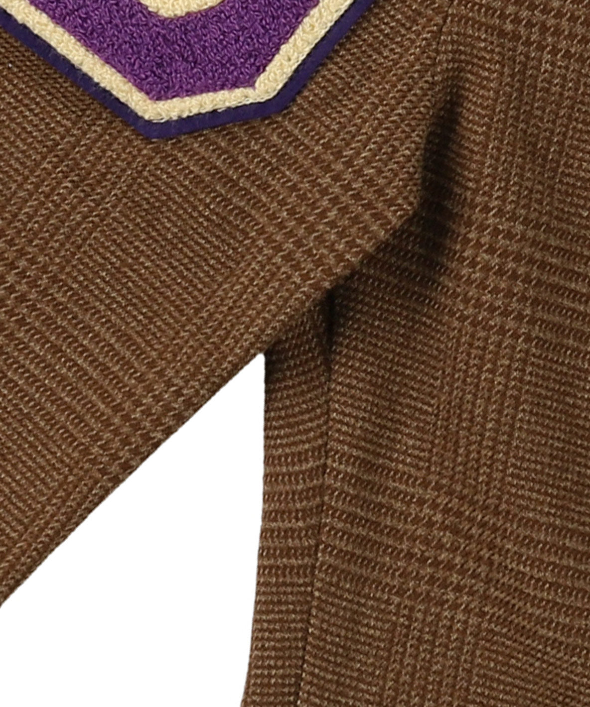 Tweed Glencheck Suspenders Pants
