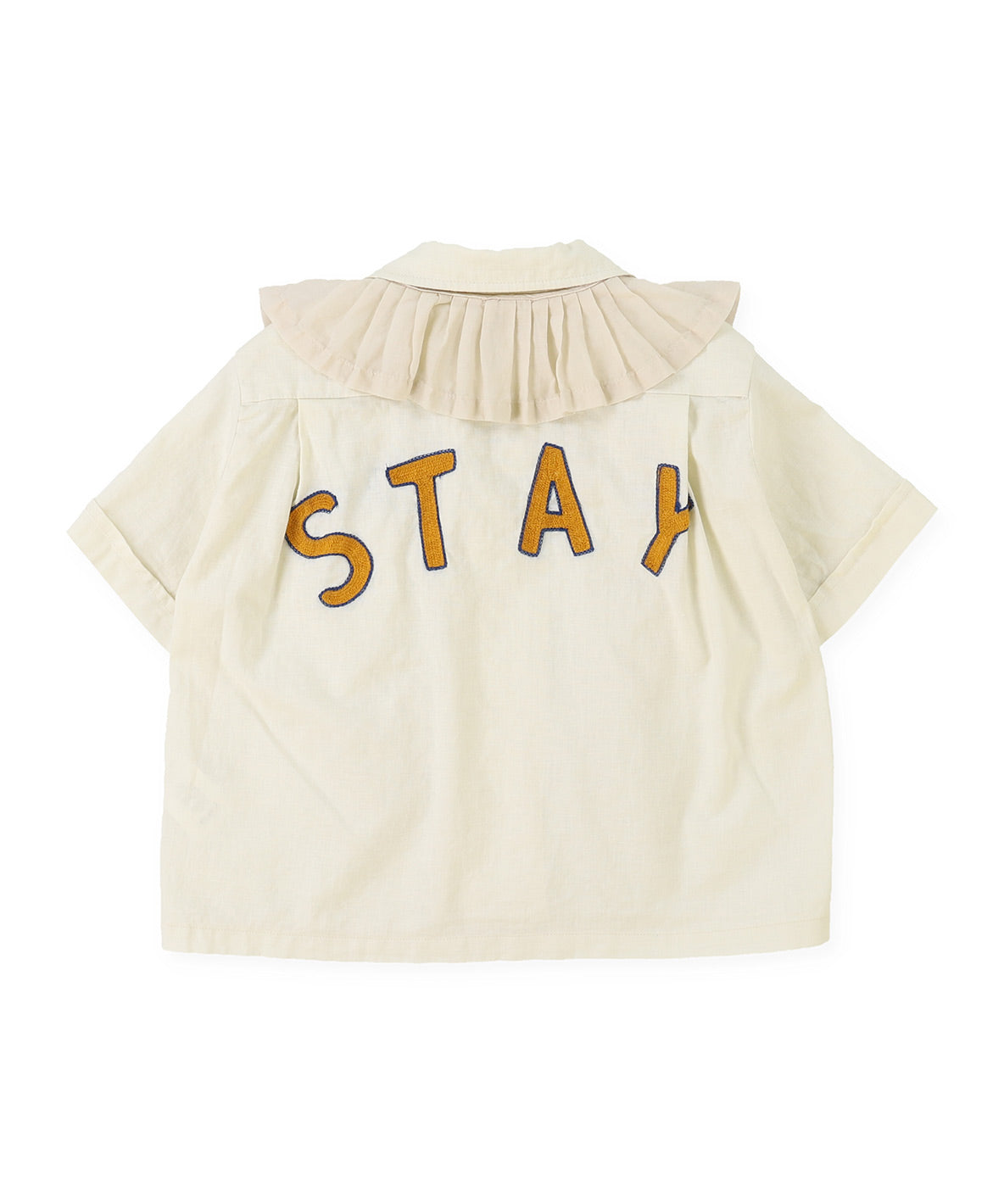 Ruffled Combination Shirt