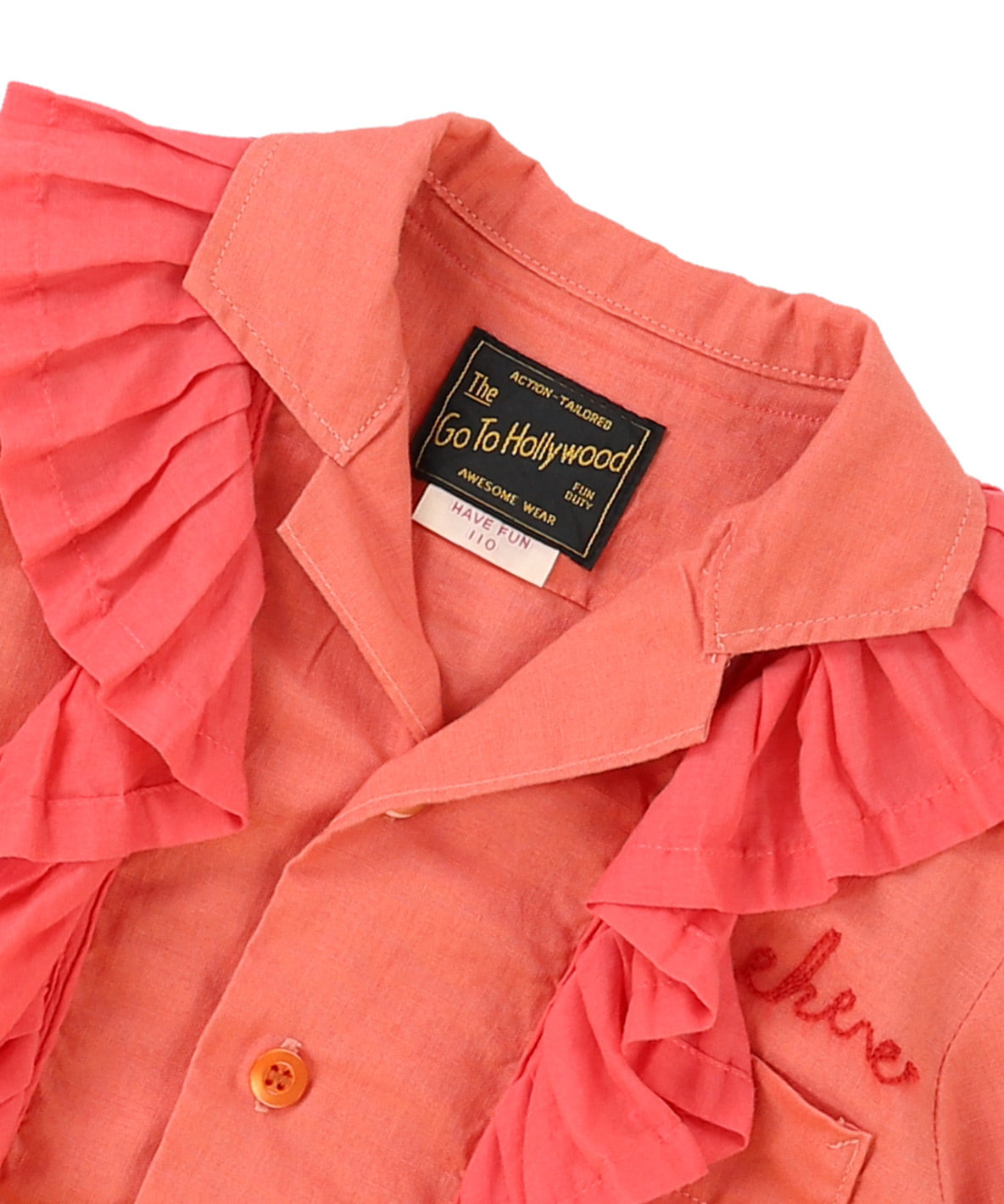 Ruffled Combination Shirt