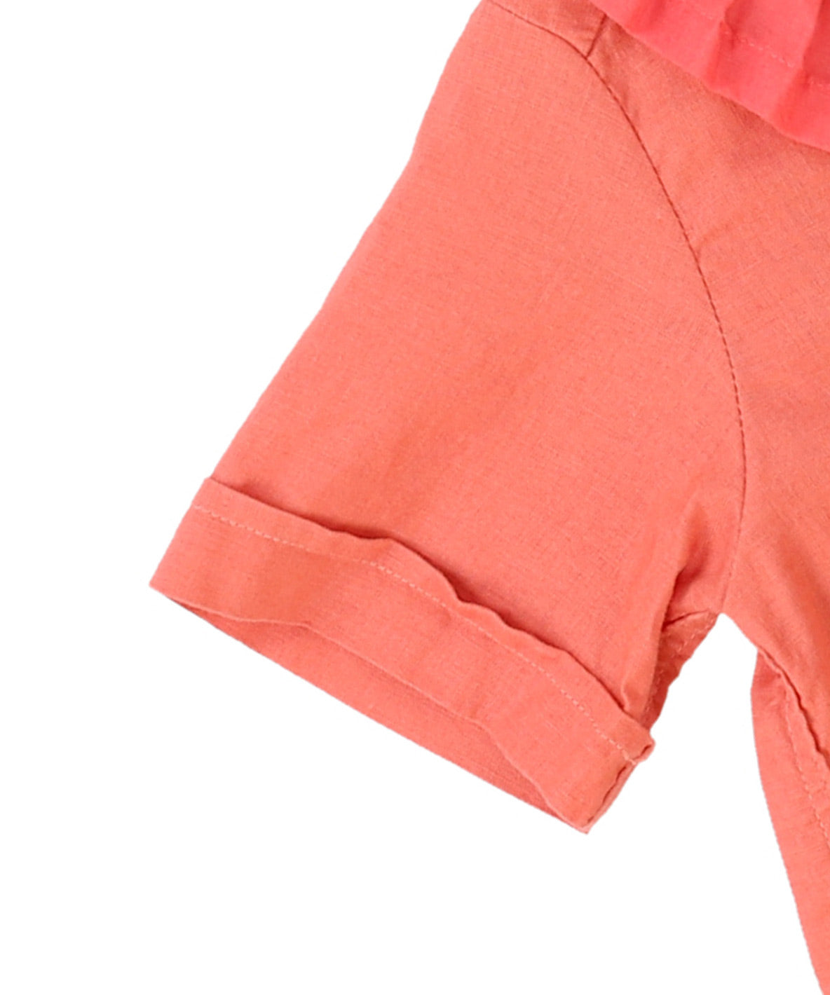 Ruffled Combination Shirt