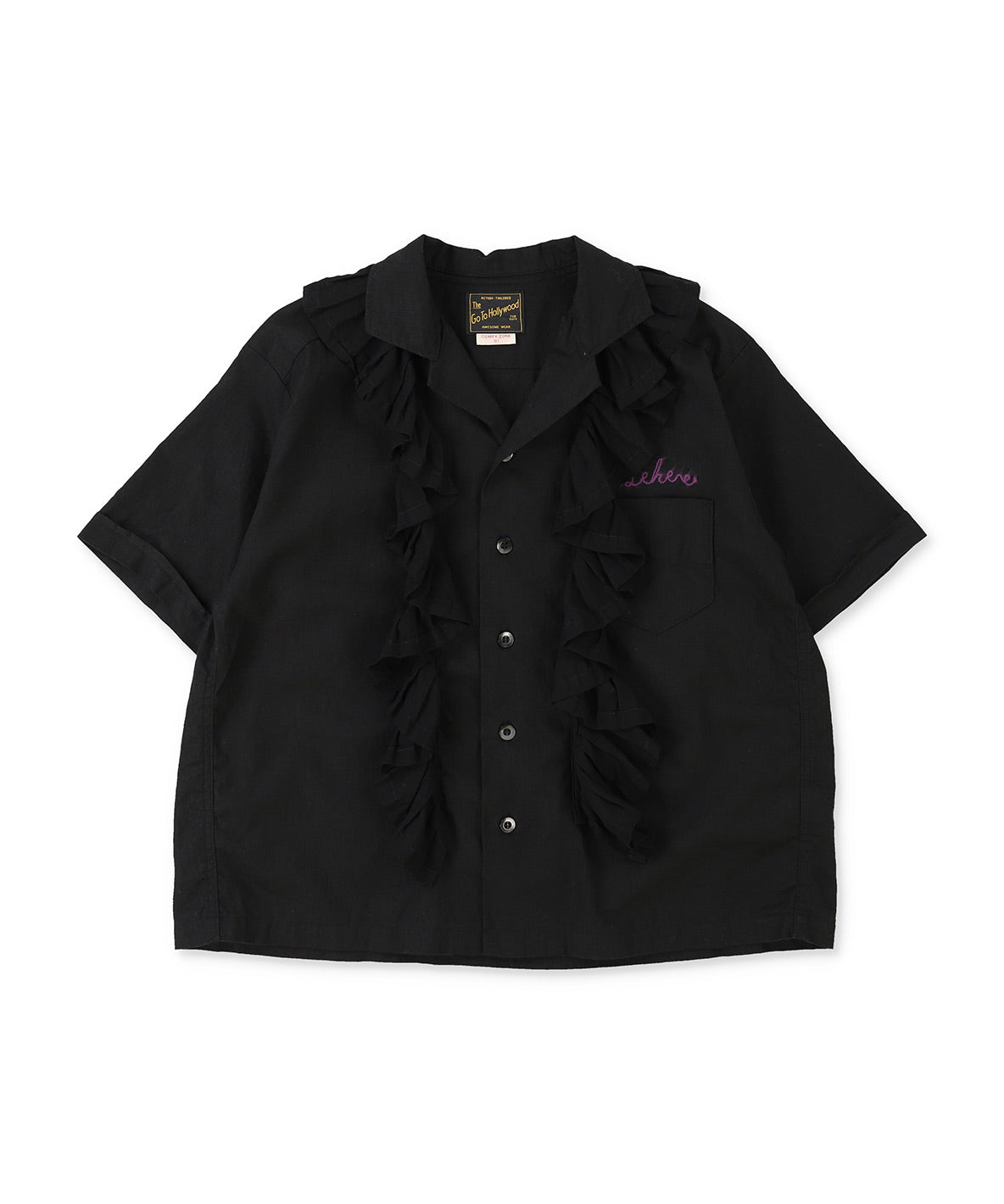 Ruffled Combination Shirt
