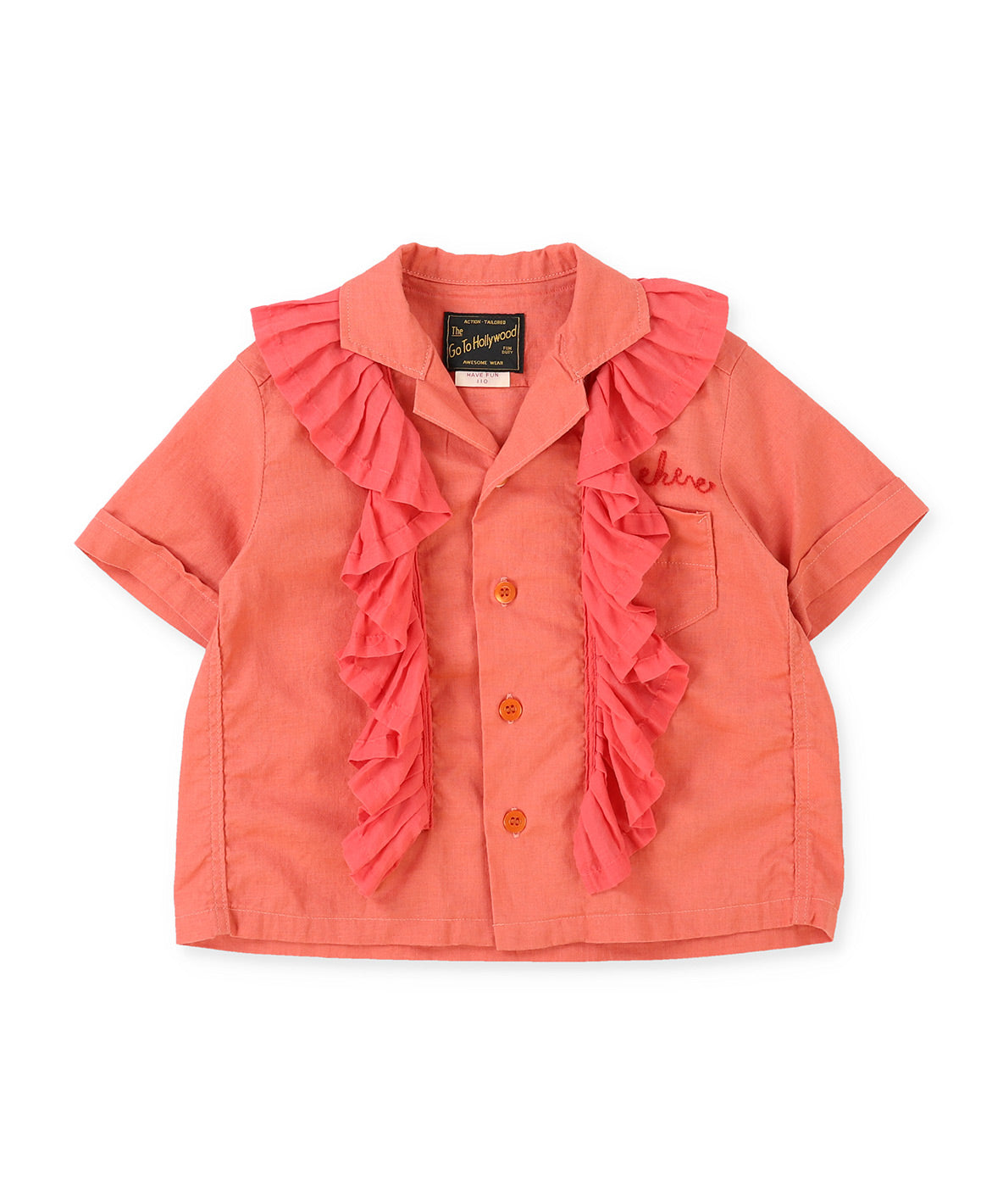 Ruffled Combination Shirt