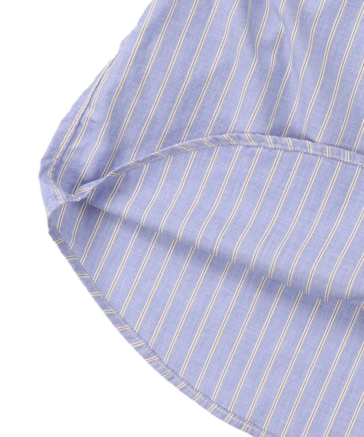 London Striped Yo-yo Quilt Shirt
