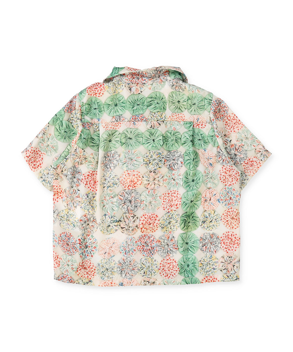 Antique Yo-yo Printed Shirt