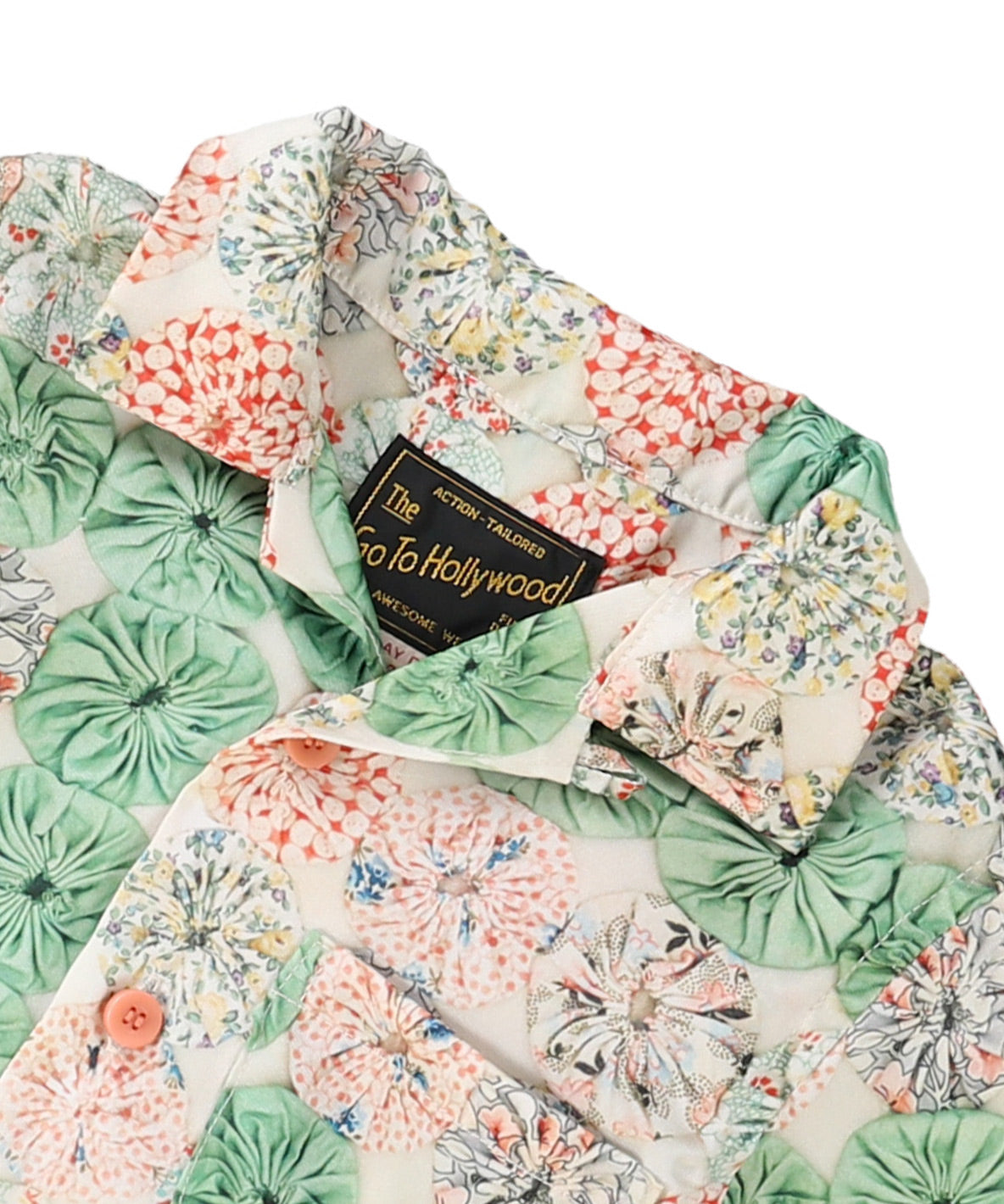 Antique Yo-yo Printed Shirt