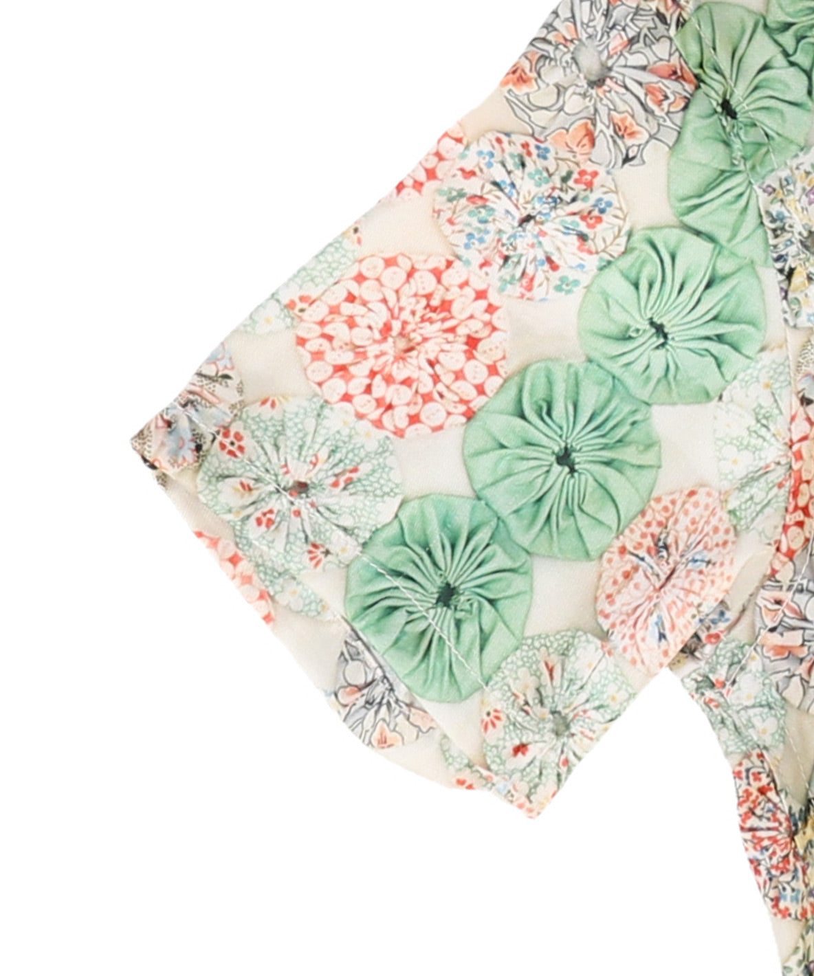 Antique Yo-yo Printed Shirt