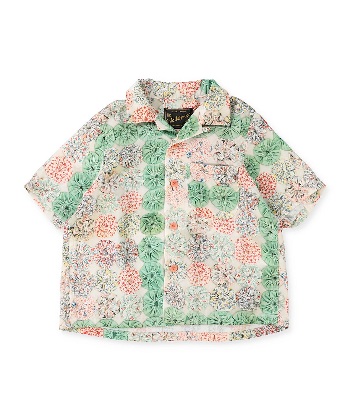 Antique Yo-yo Printed Shirt