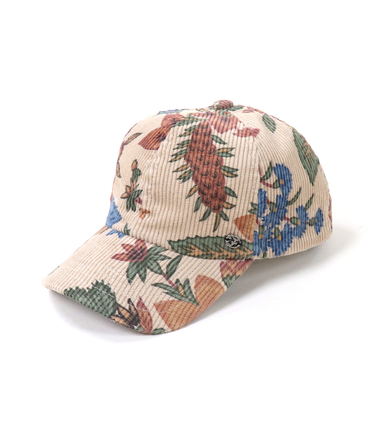 Botanical Printed Corduroy CAP