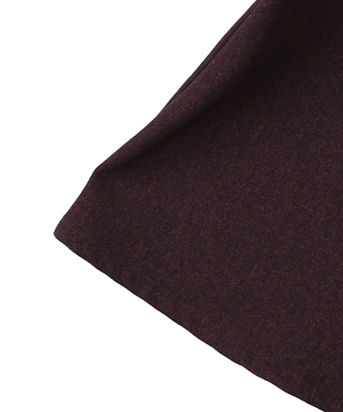 Mottled Serge Stretchy Ruffled Blouse