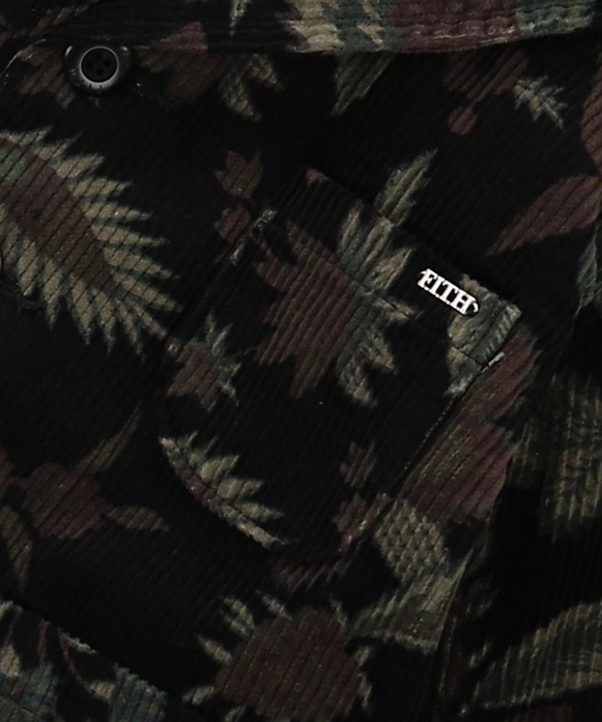 Botanical Printed Corduroy Jacket