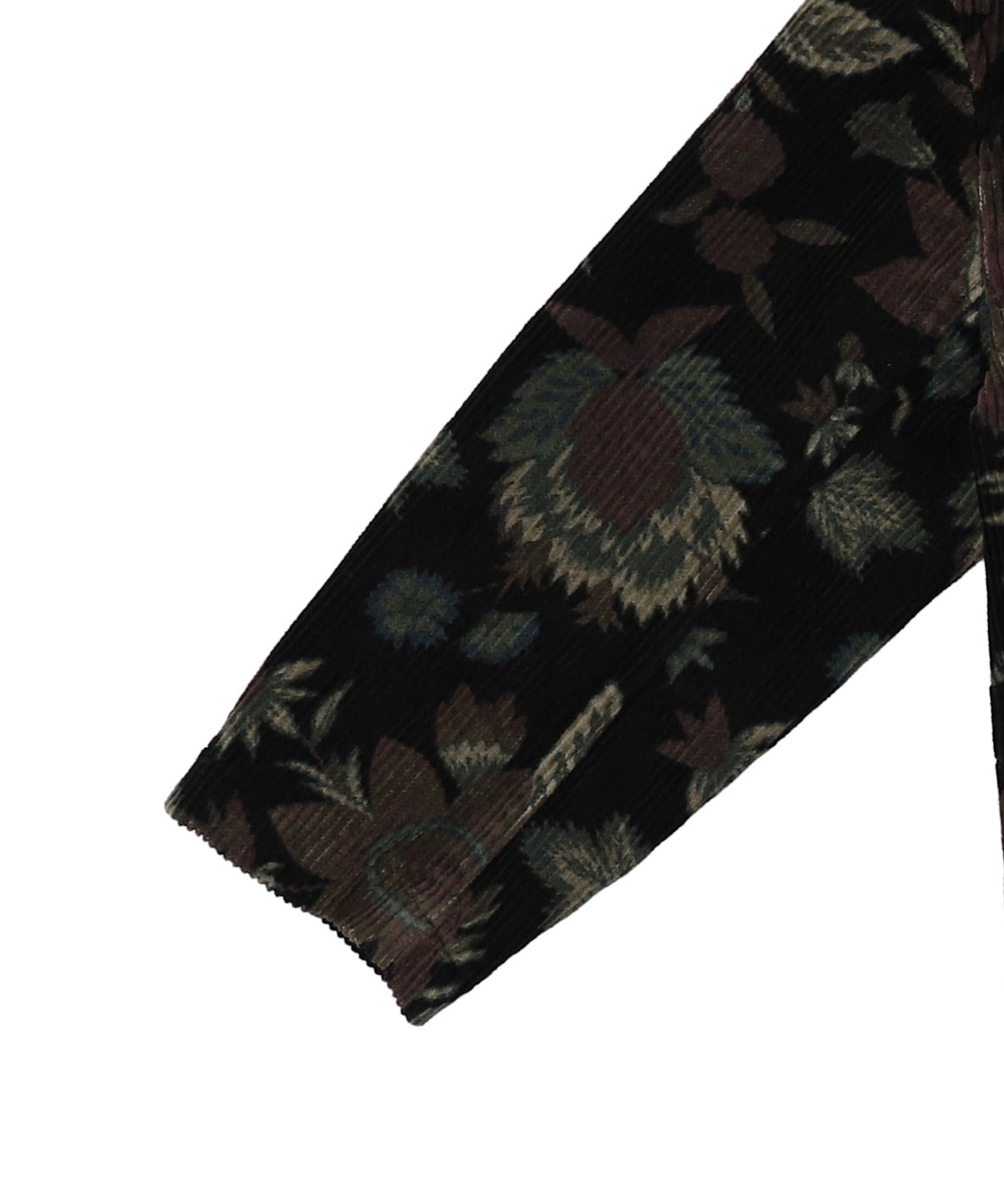 Botanical Printed Corduroy Jacket