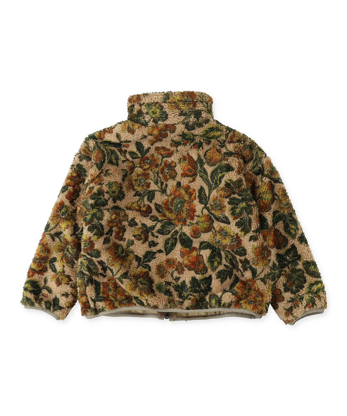 Fleece Floral Printed Blouson