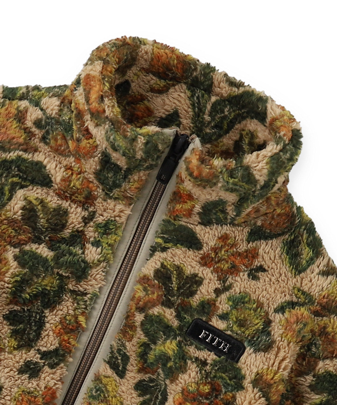 Fleece Floral Printed Blouson
