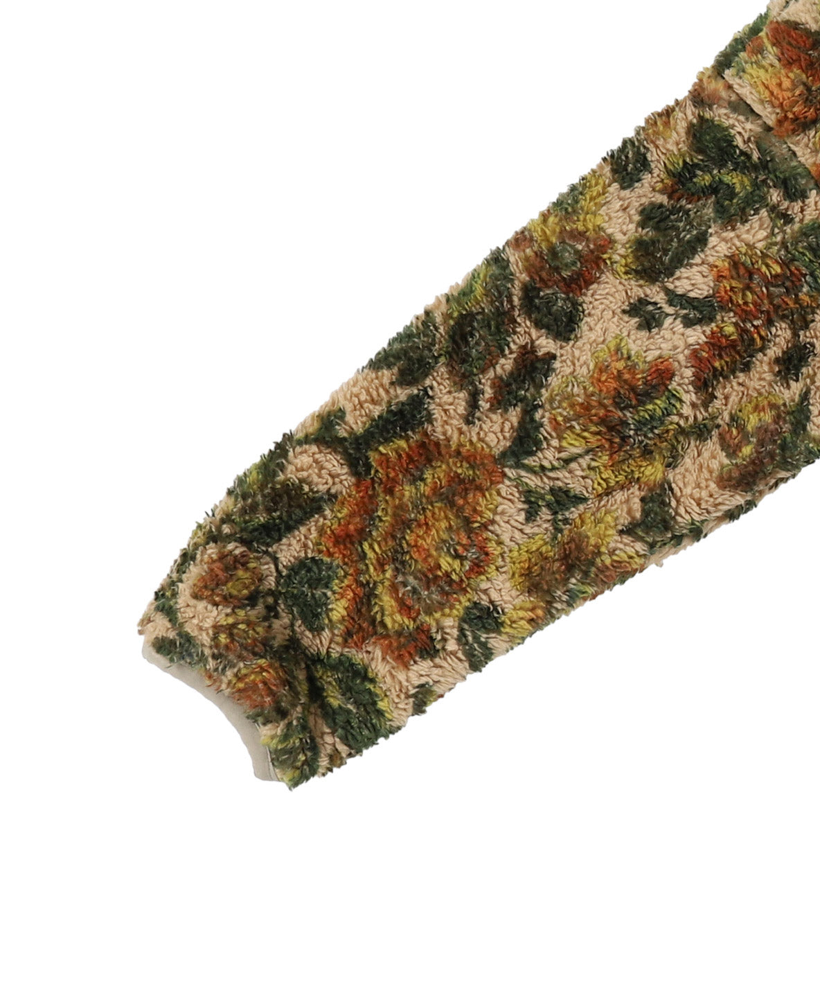 Fleece Floral Printed Blouson