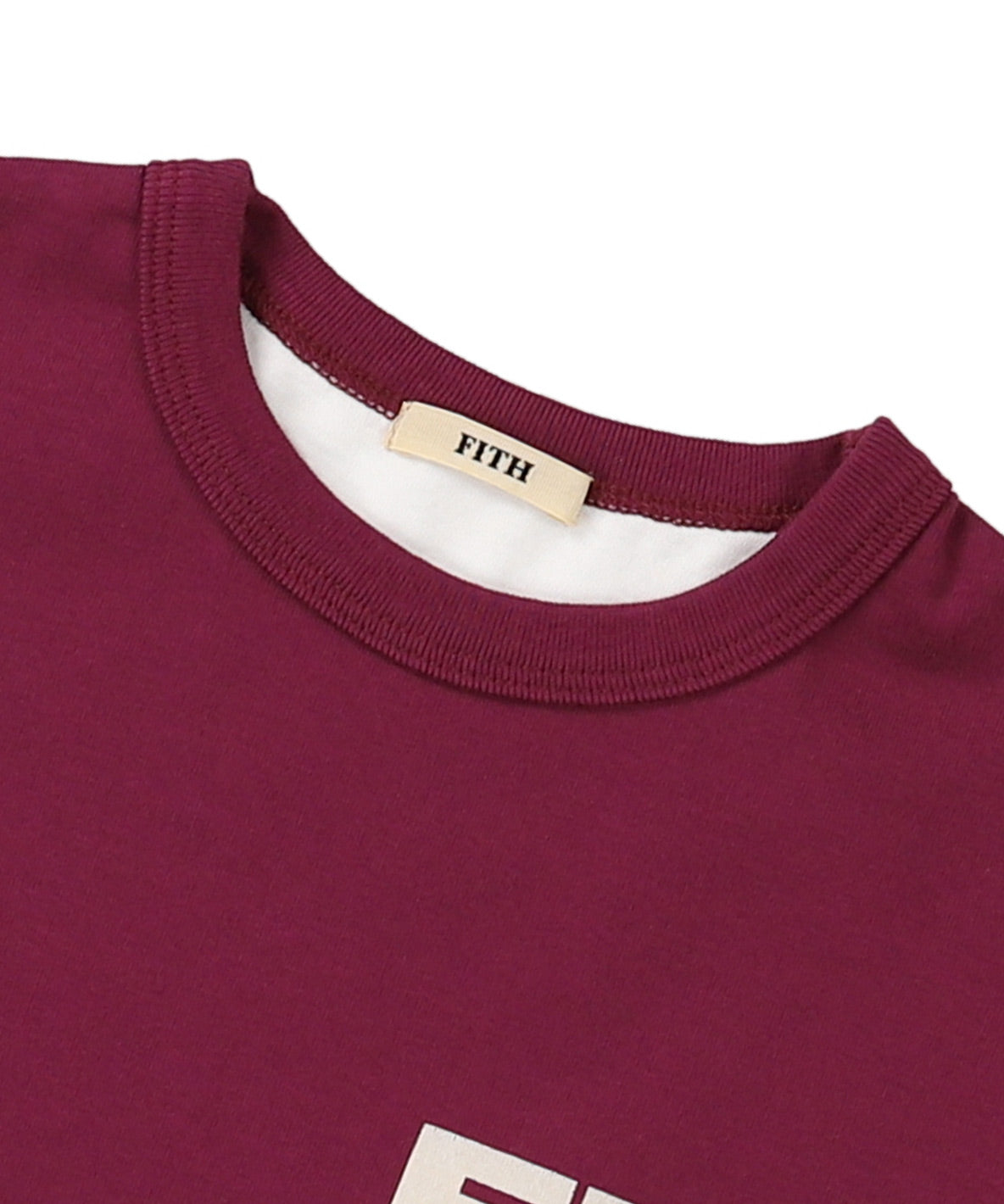 Smooth Cotton Jersey FITH Logo T-shirt