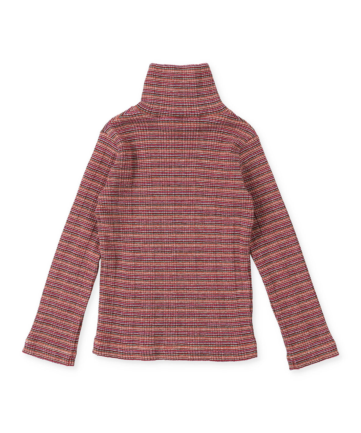 Random Multi Striped Highneck T-shirt