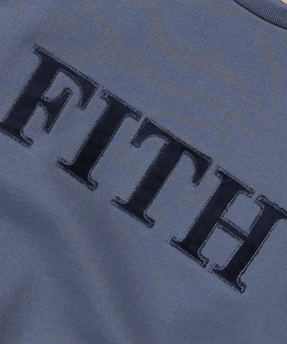 Smooth Pile Logo Applique Pullover
