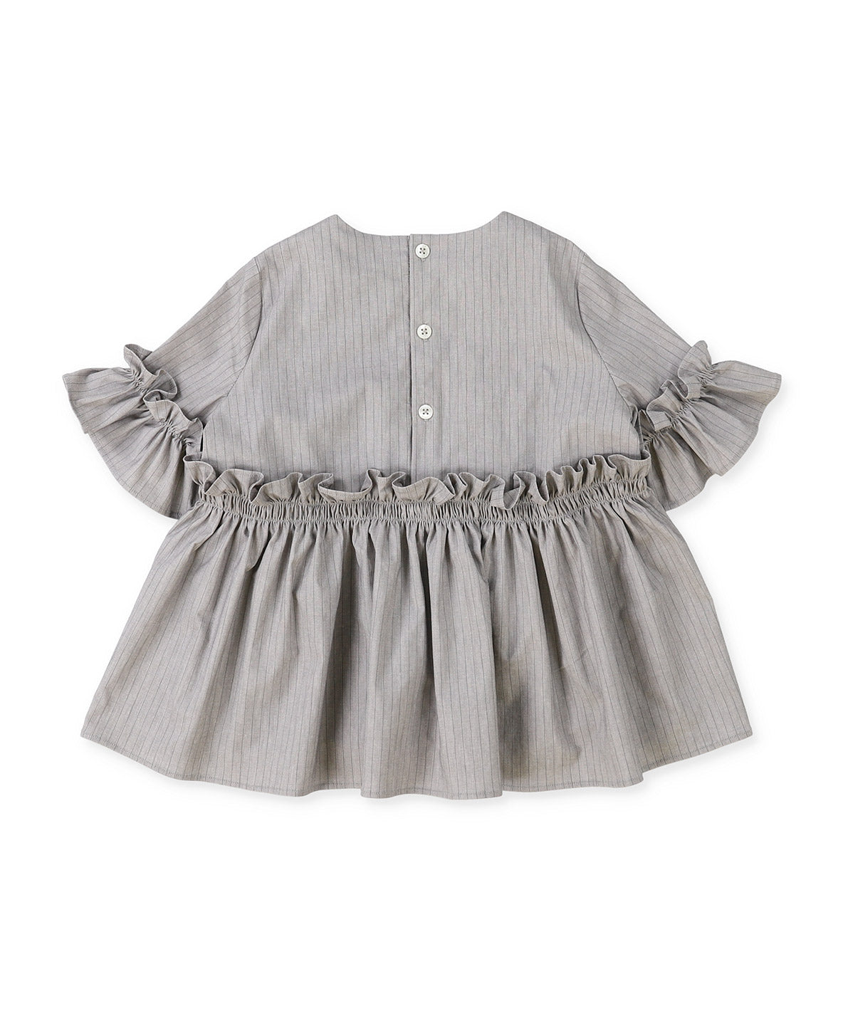 BACKLASH Linen Frilly Blouse