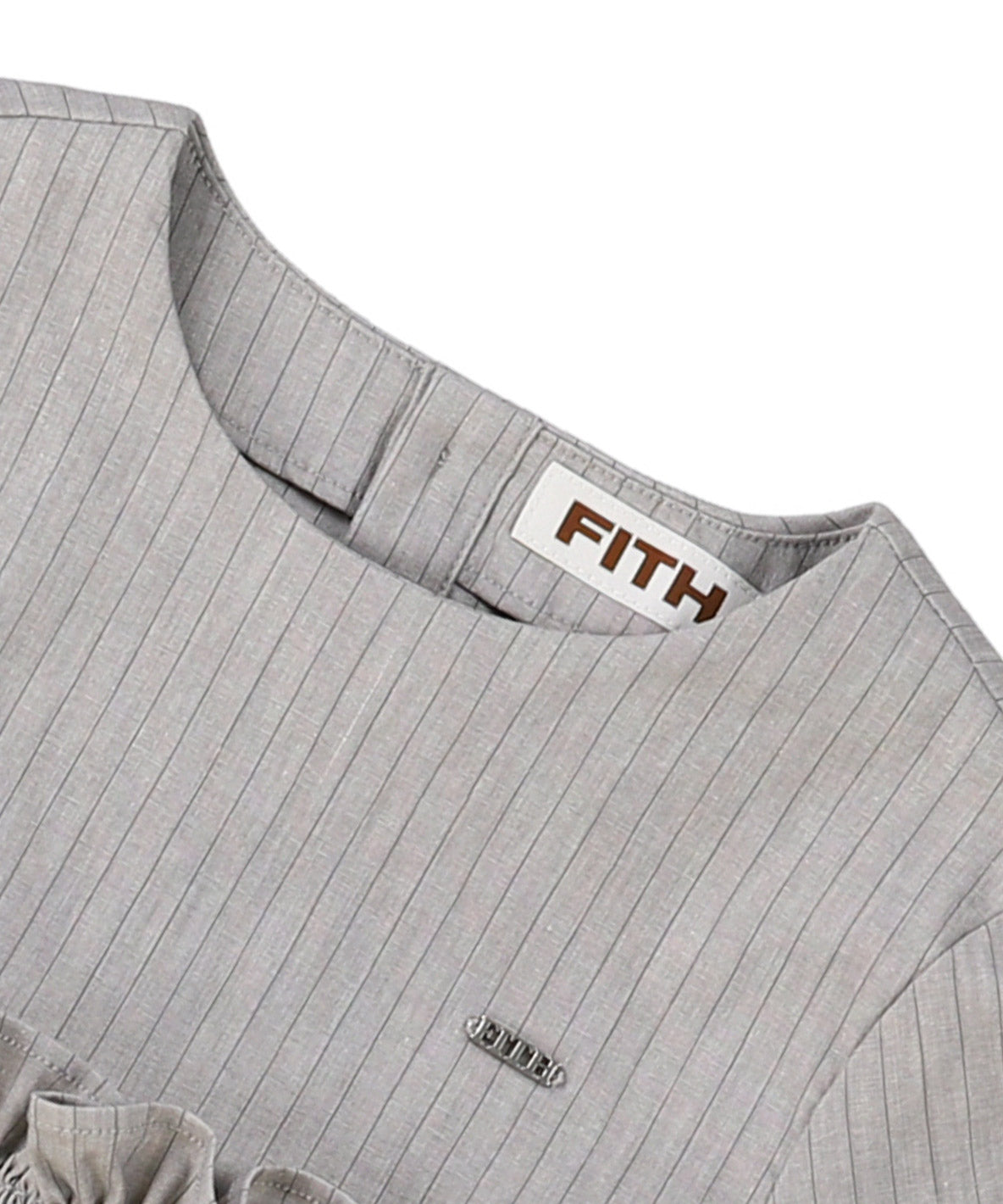 BACKLASH Linen Frilly Blouse