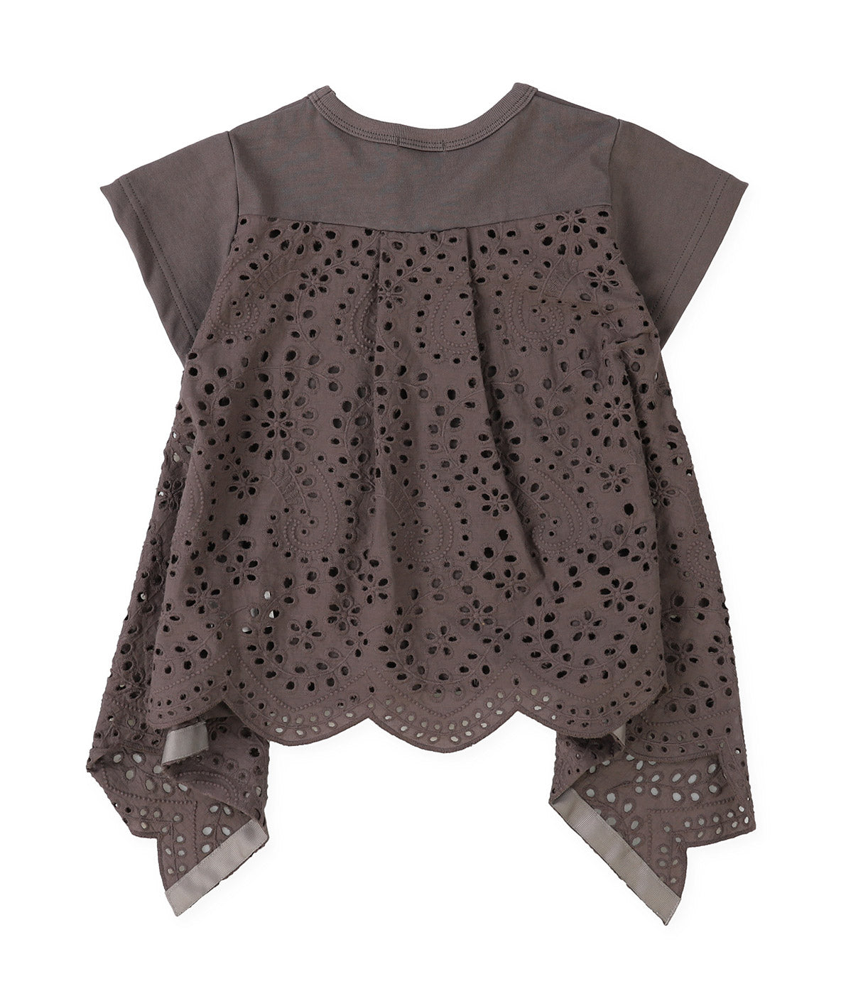 Smooth Cutwork Lace Tee