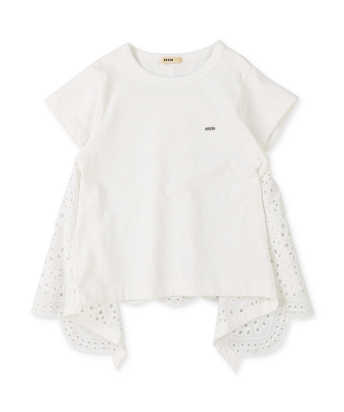 Smooth Cutwork Lace Tee
