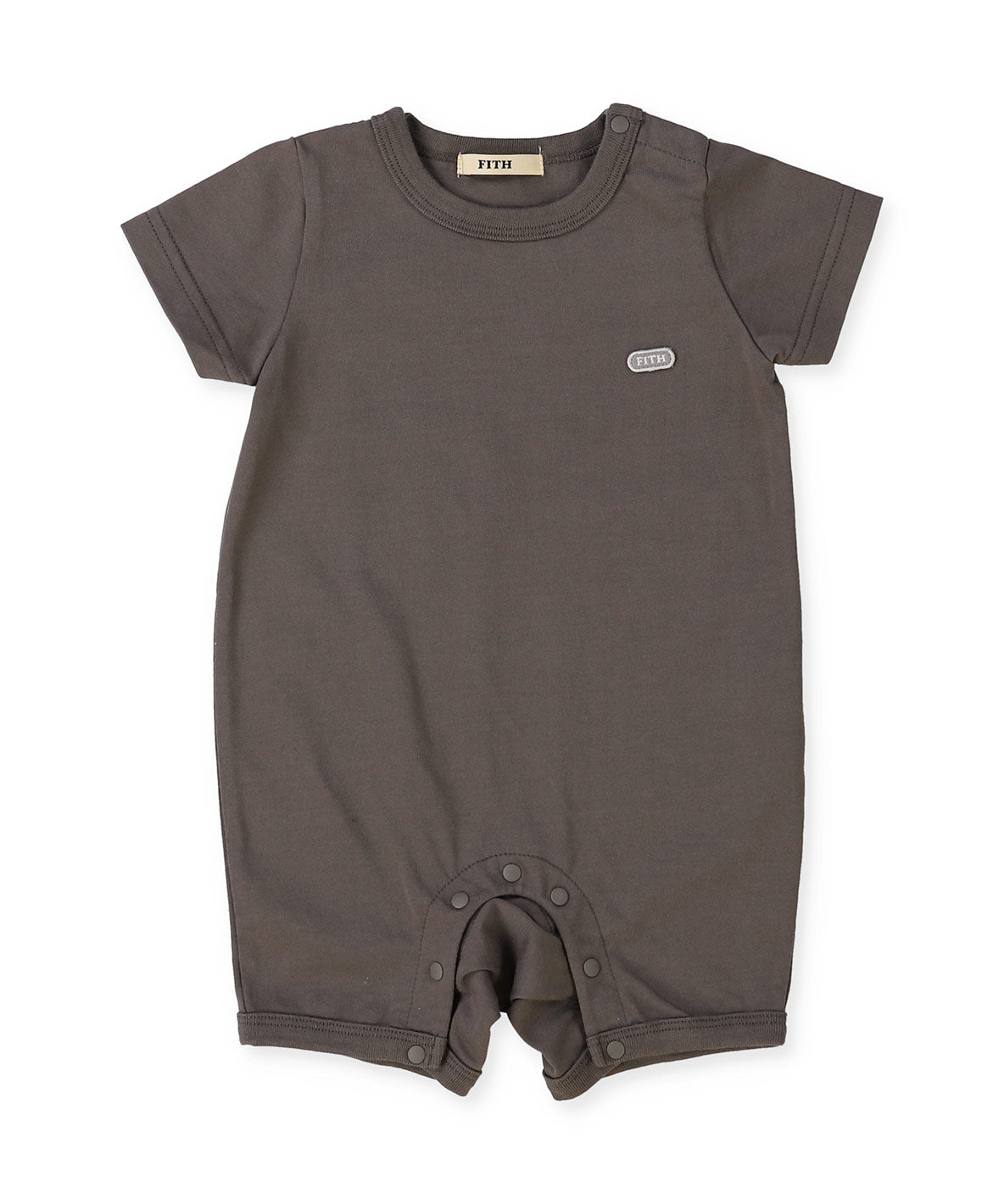 Baby Smooth Back Logo Rompers