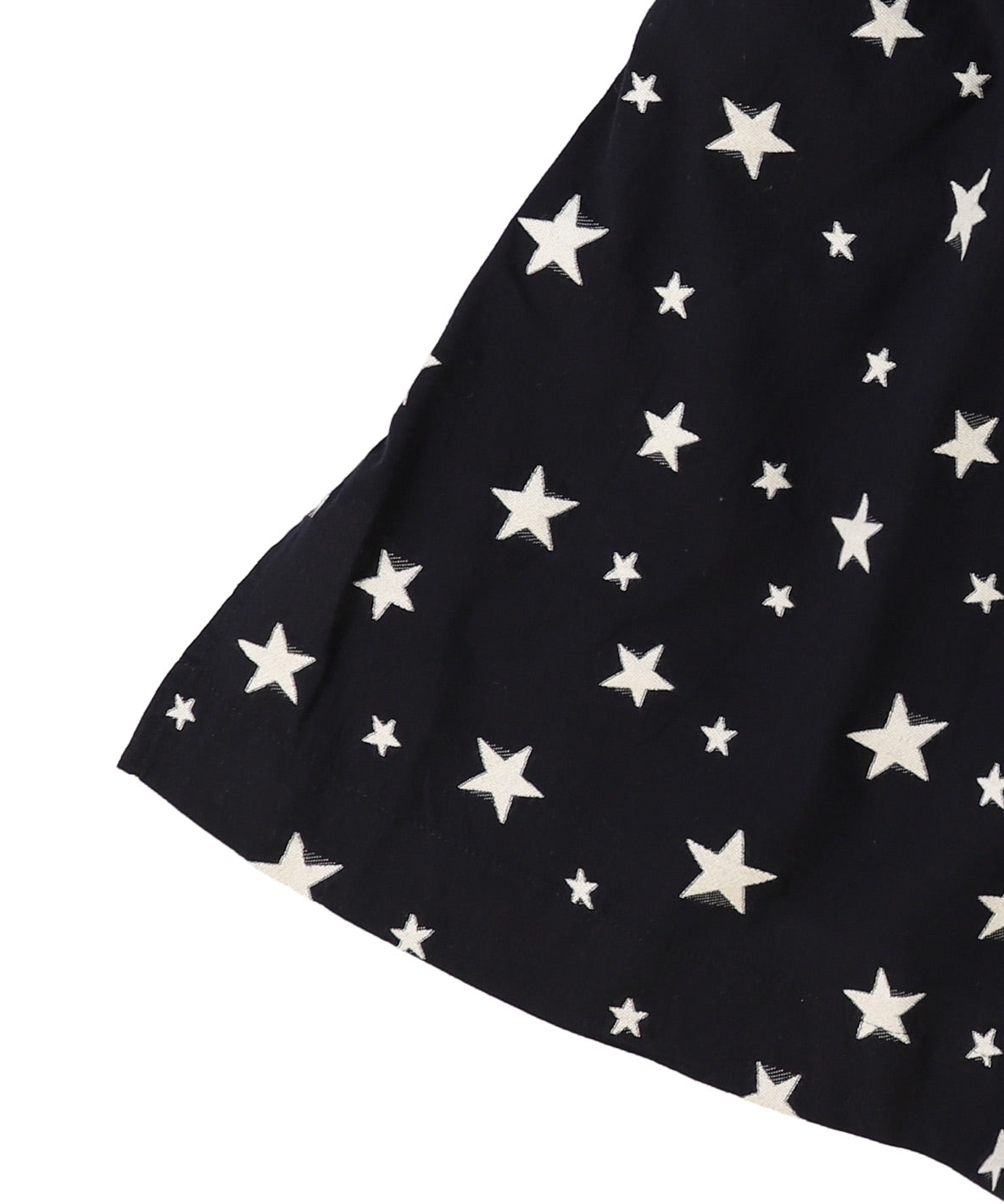 Star Jacquard Frilly Dress