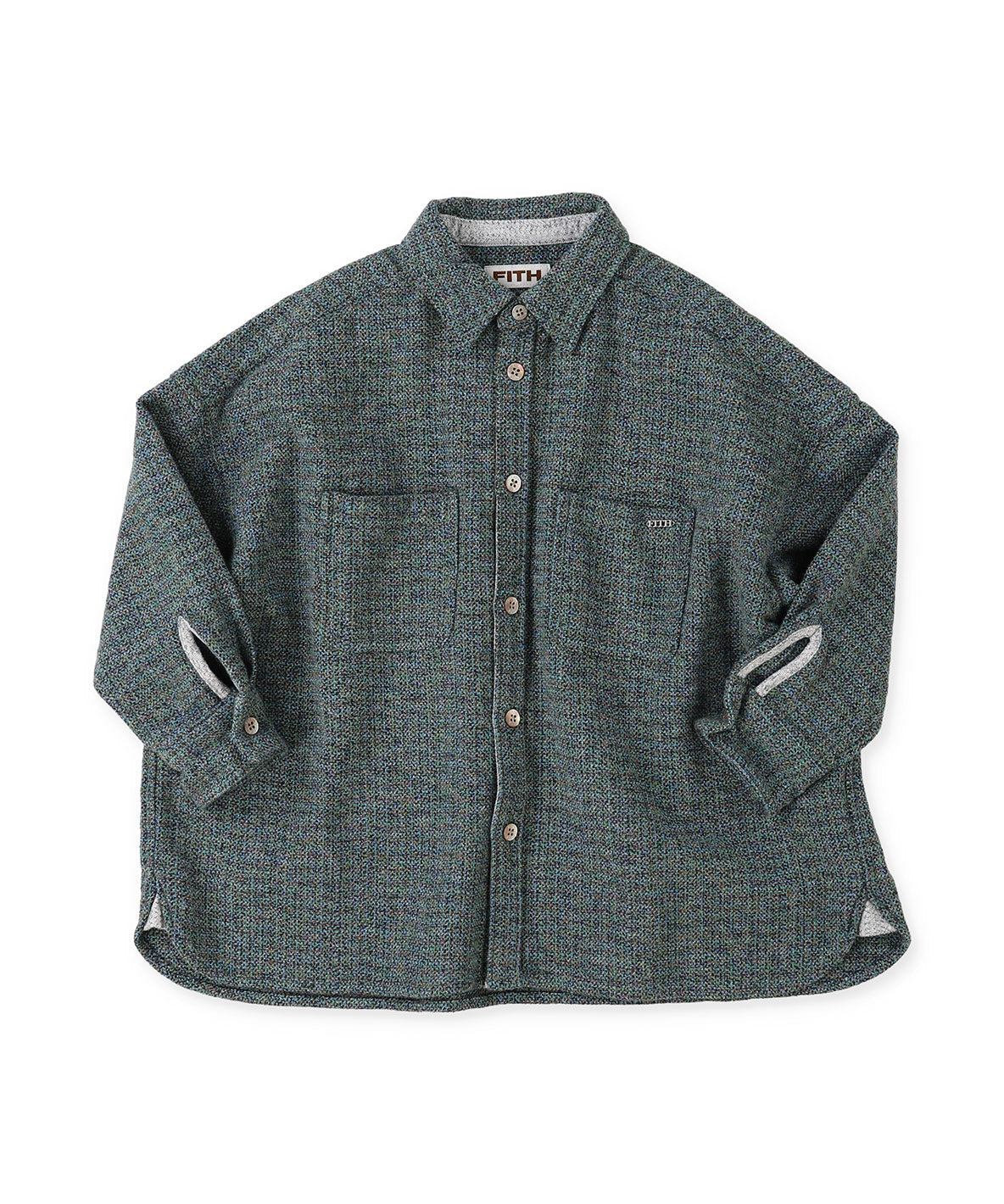 Tweed Cotton Melange Shirt