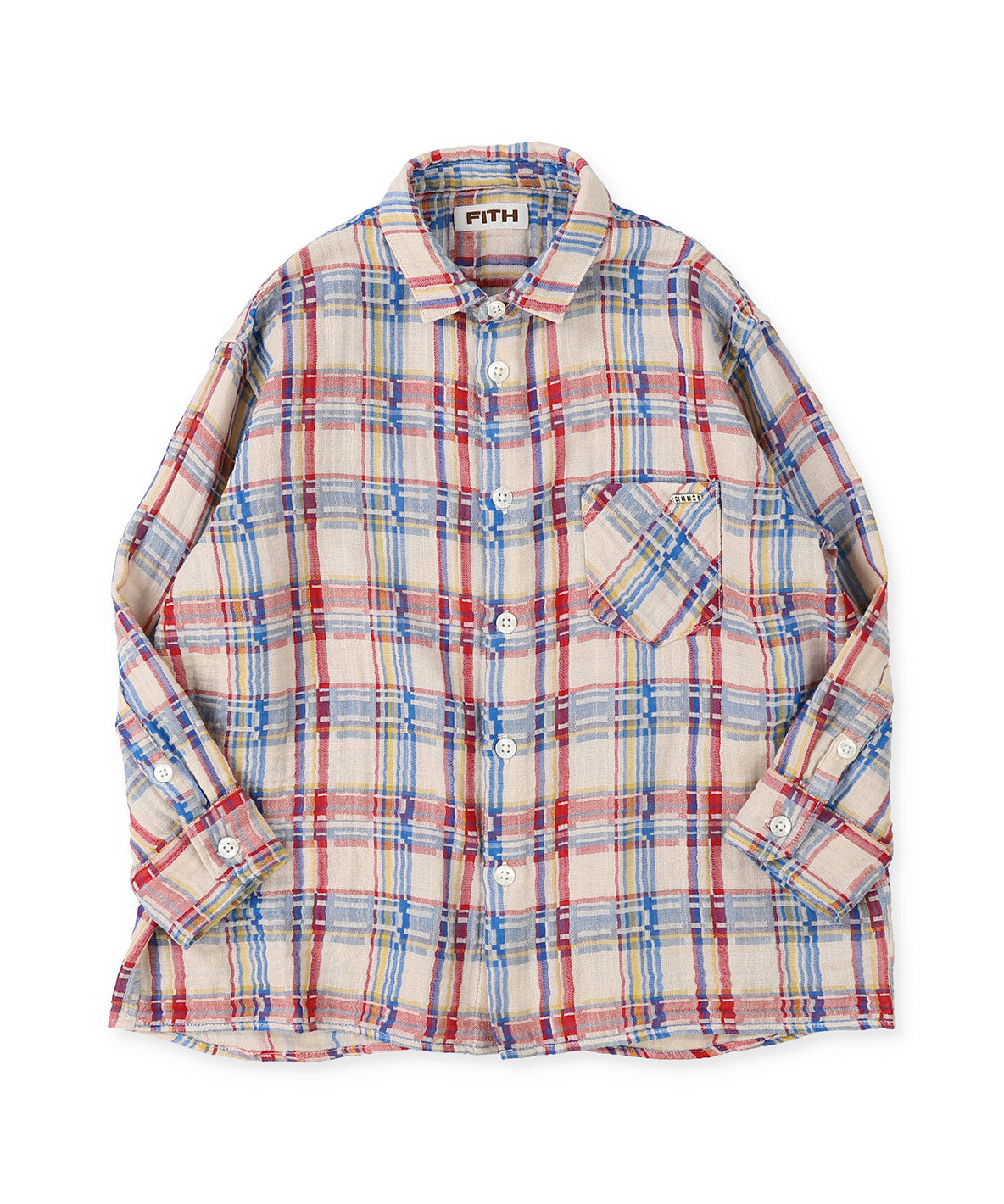 Double-weave Plaid Shirt