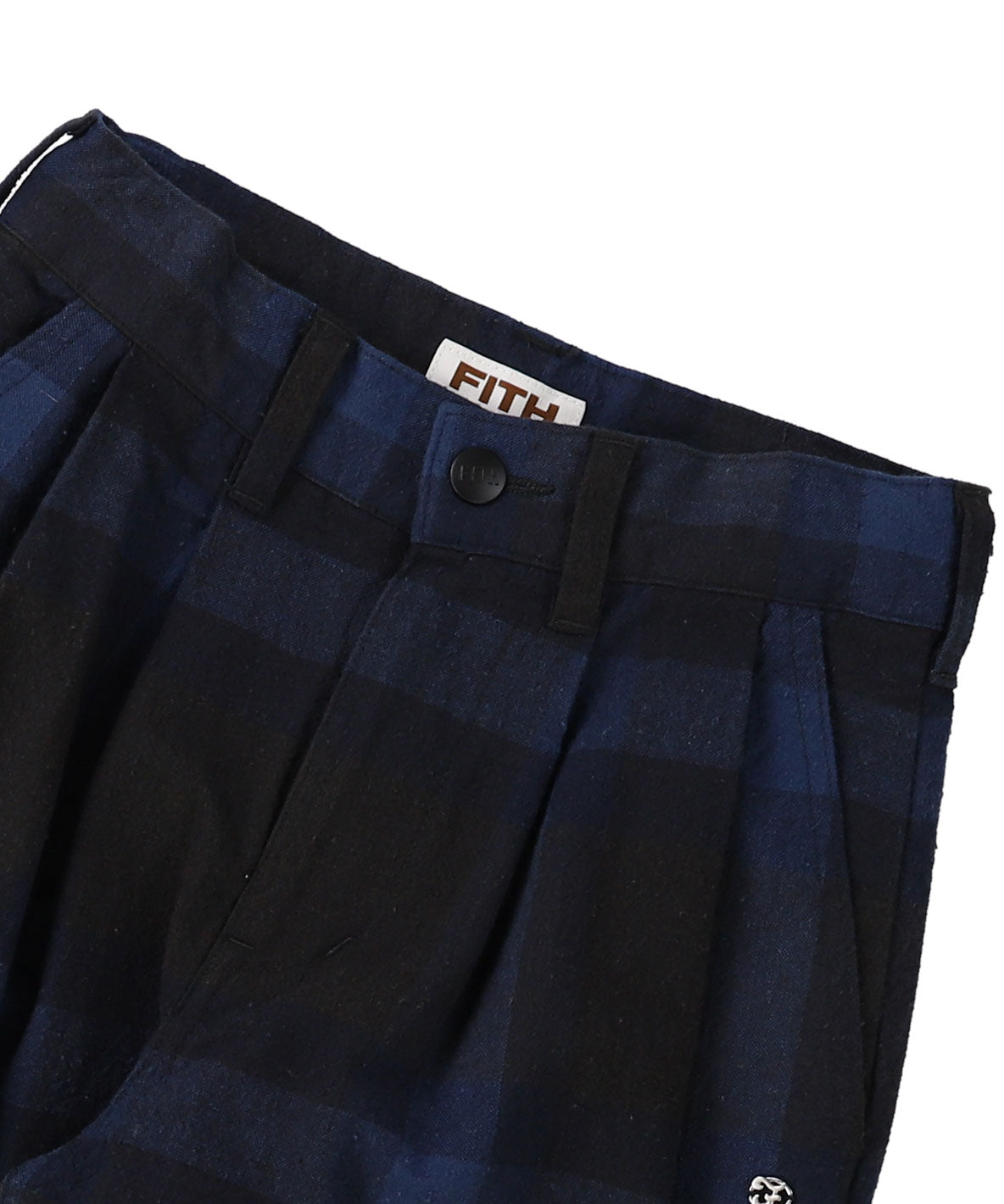 Cotton Nep Plaid Pants