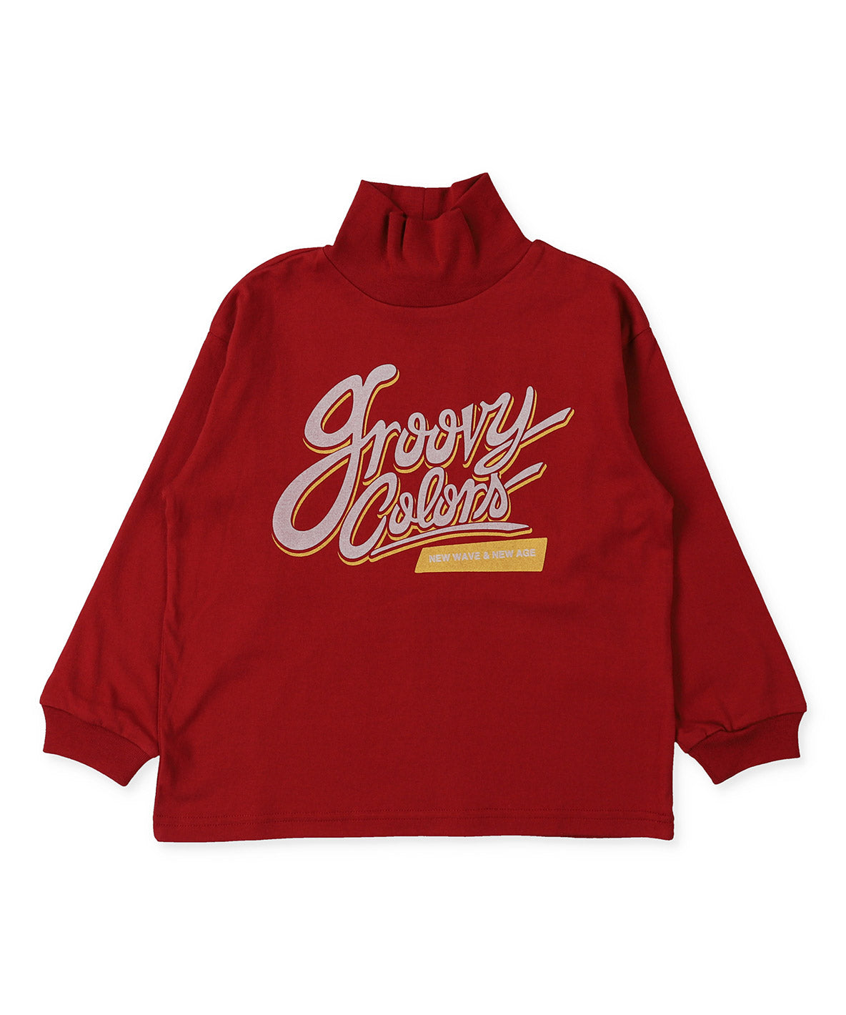 GROOVY High Neck Long Sleeve TEE