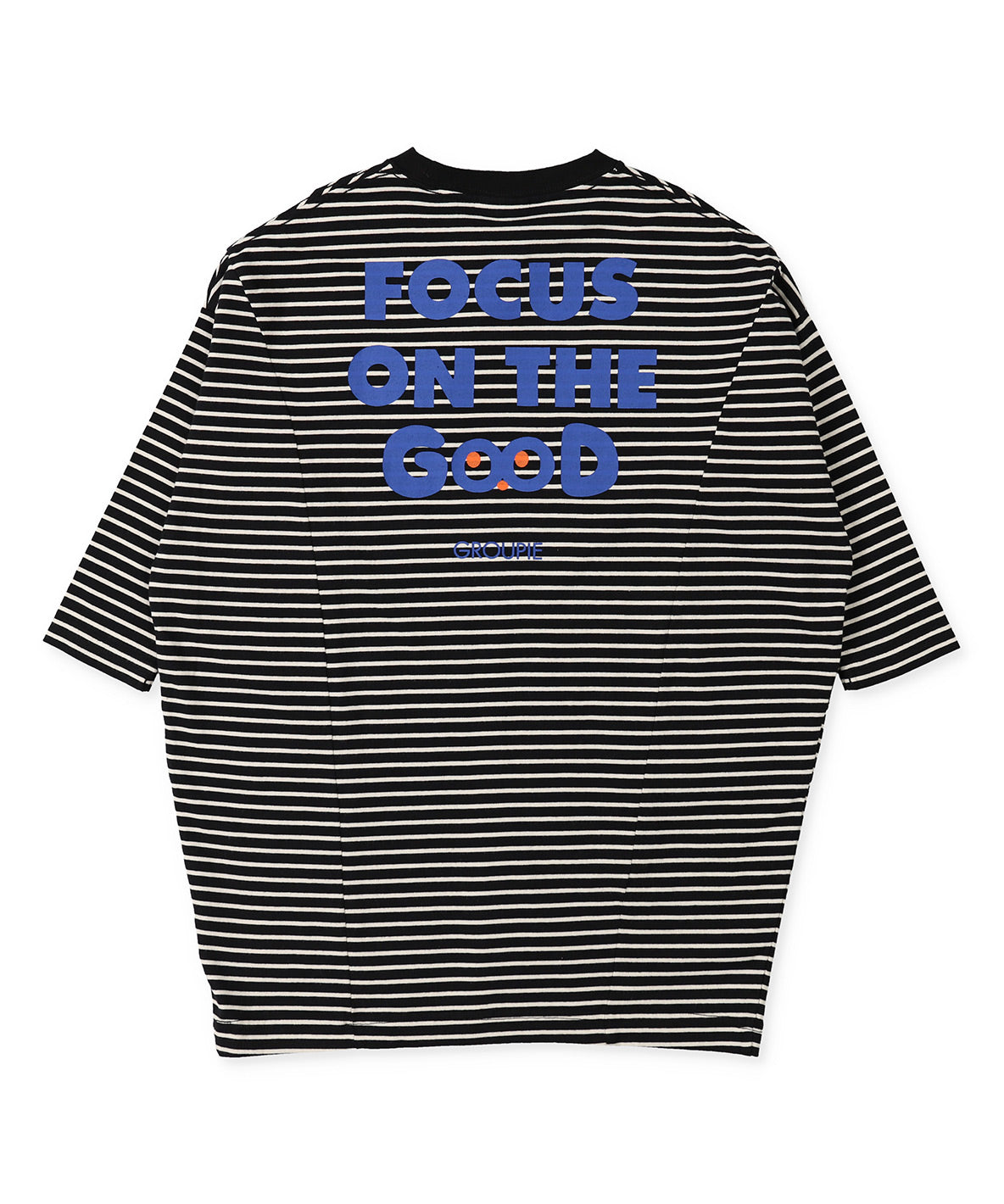 Striped FOCUS Tent-silhouette L/S Dress
