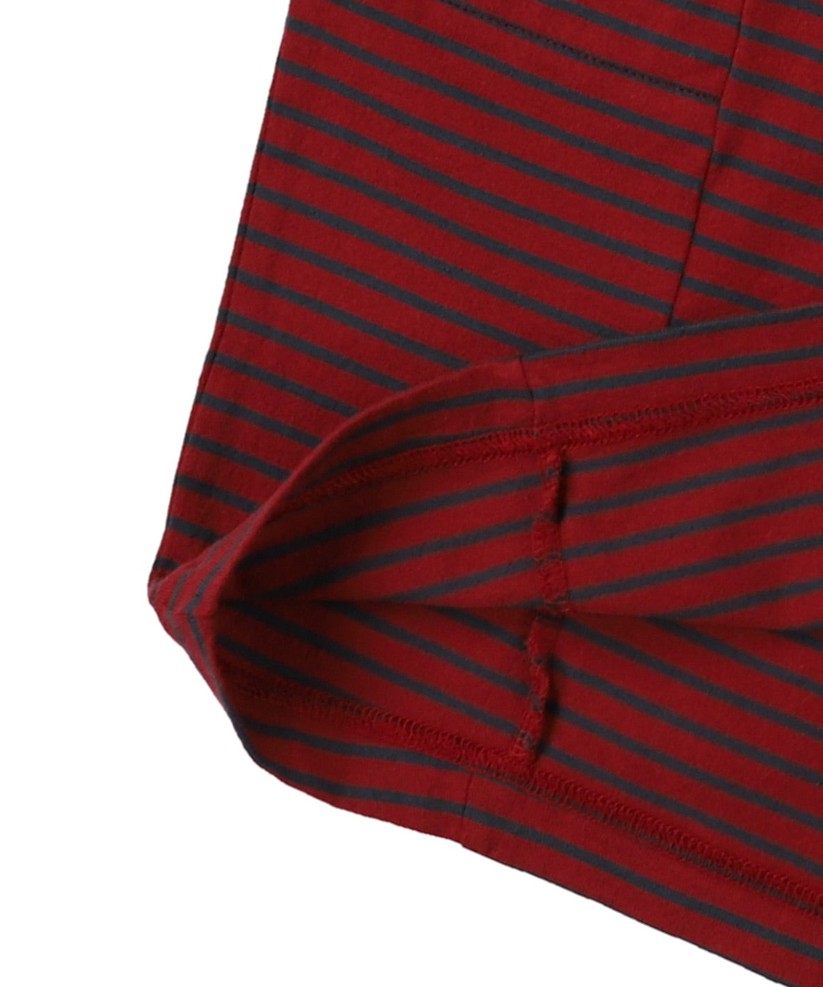 Striped FOCUS Tent-silhouette L/S Dress