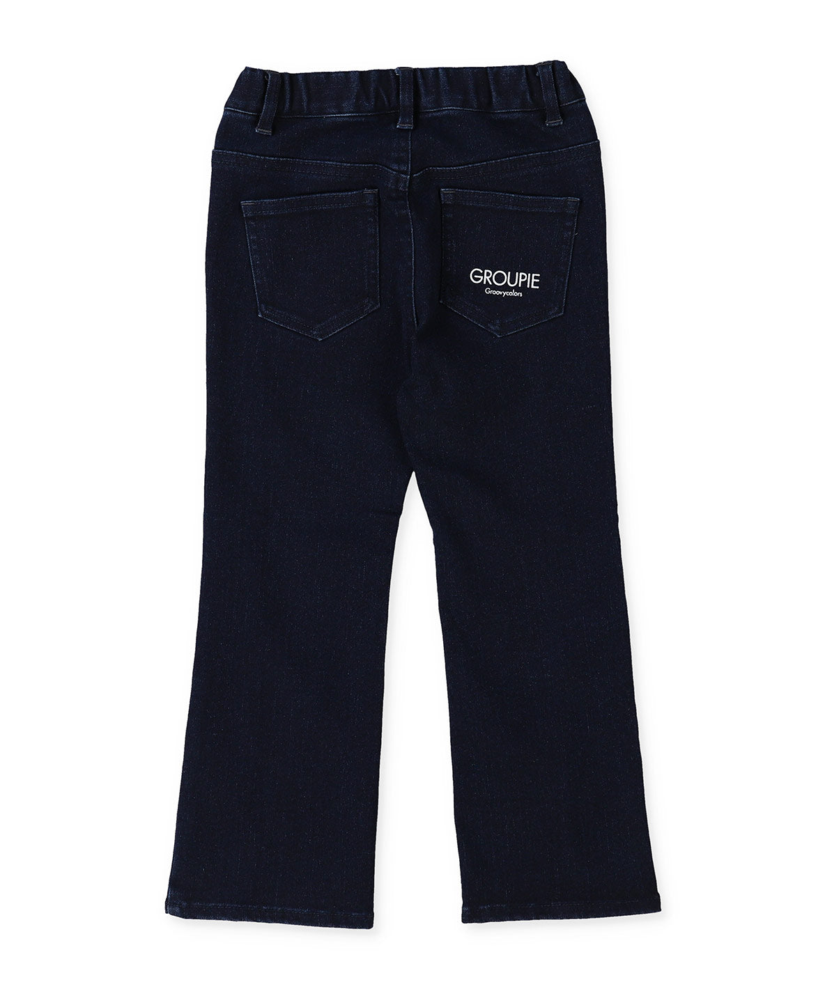 Stretchy Denim Slits Pants